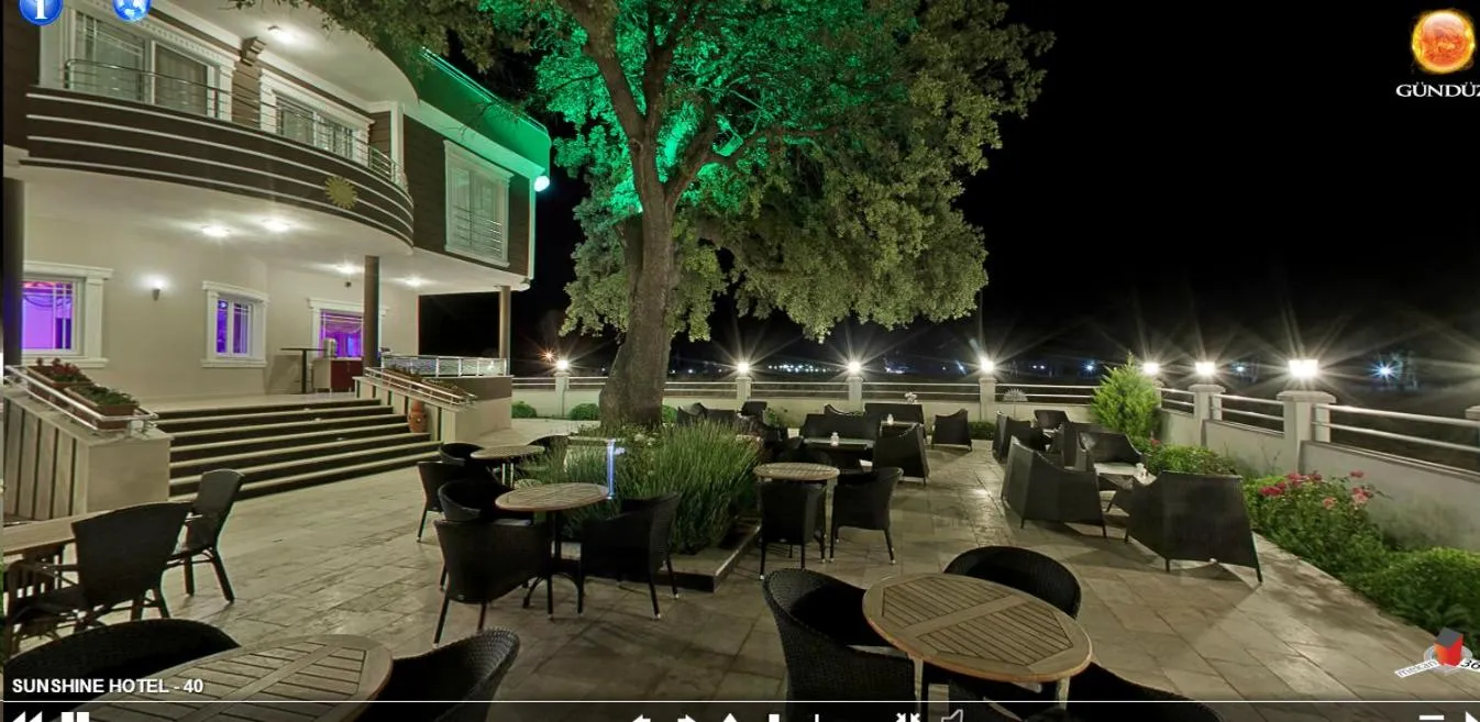 Patio in Geyi̇kli̇ Sunshi̇ne Hotel