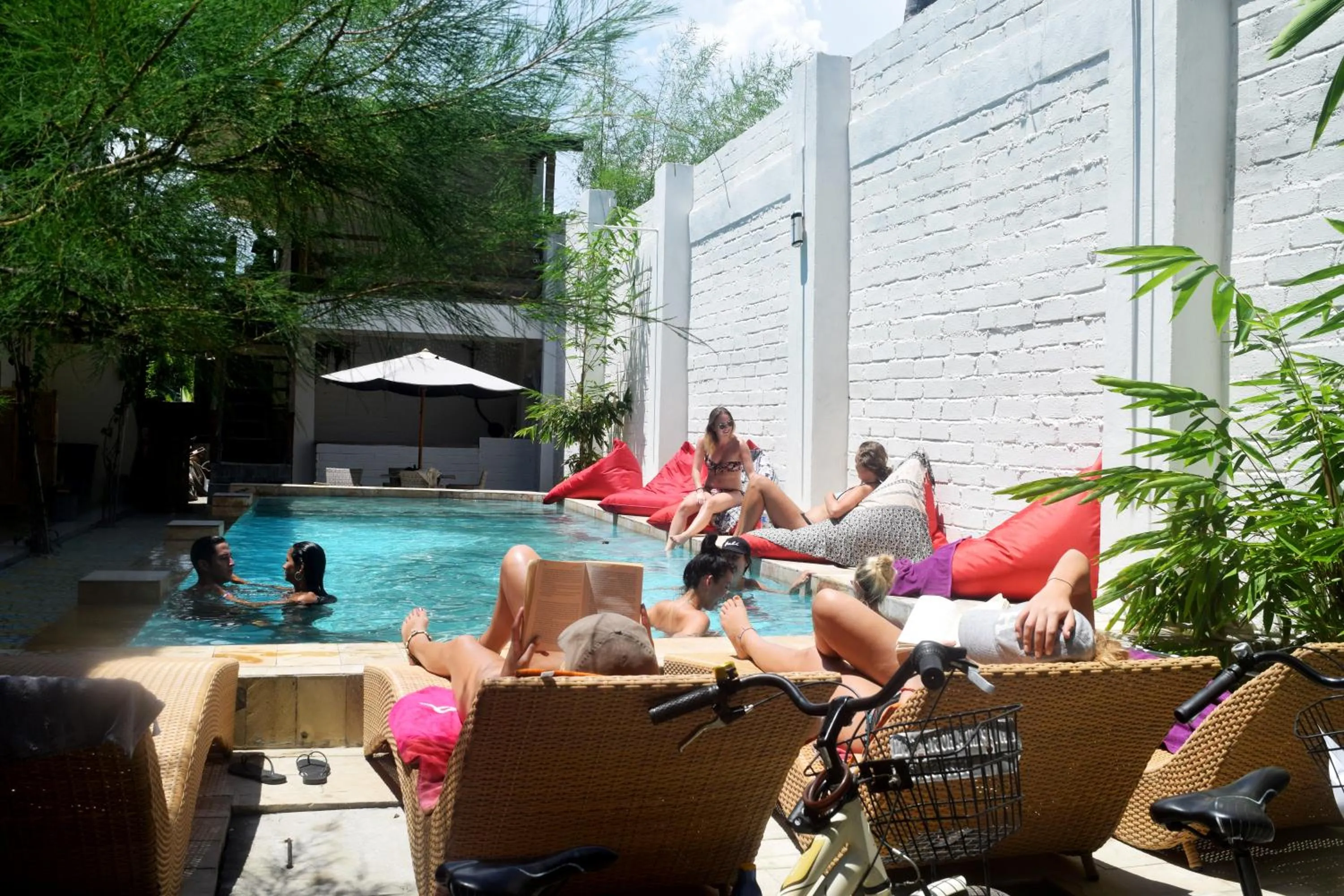 Swimming pool in Panda Cottage