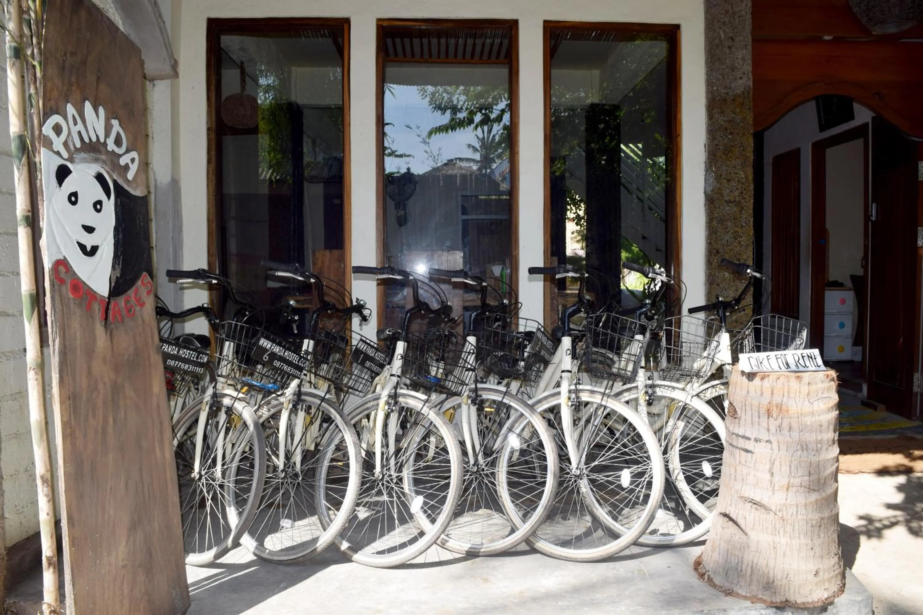 Cycling in Panda Cottage