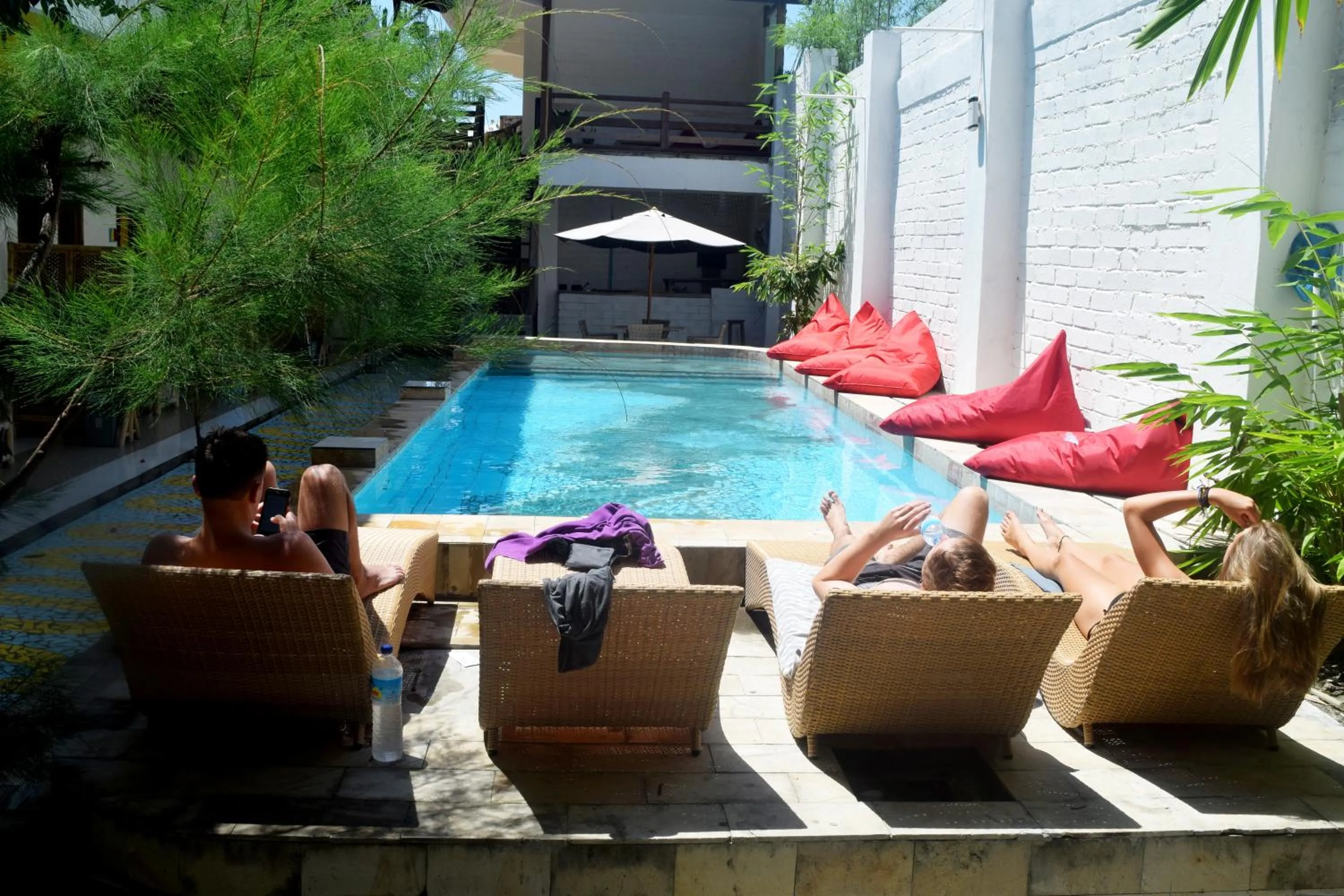 Swimming pool in Panda Cottage