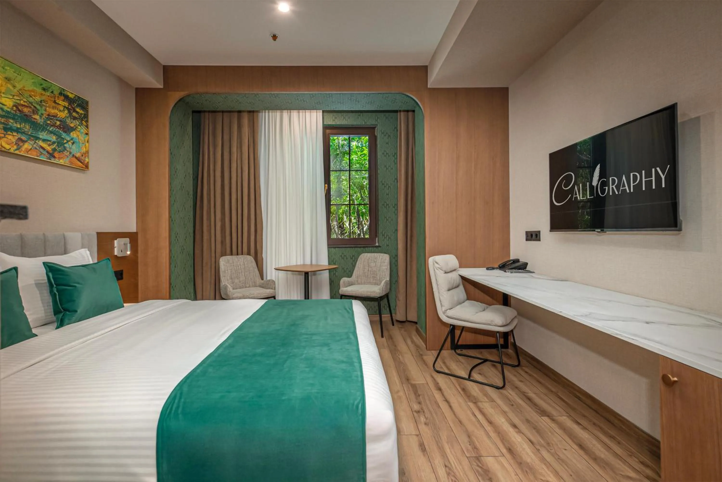 Bedroom, Bed in Boutique Hotel Calligraphy