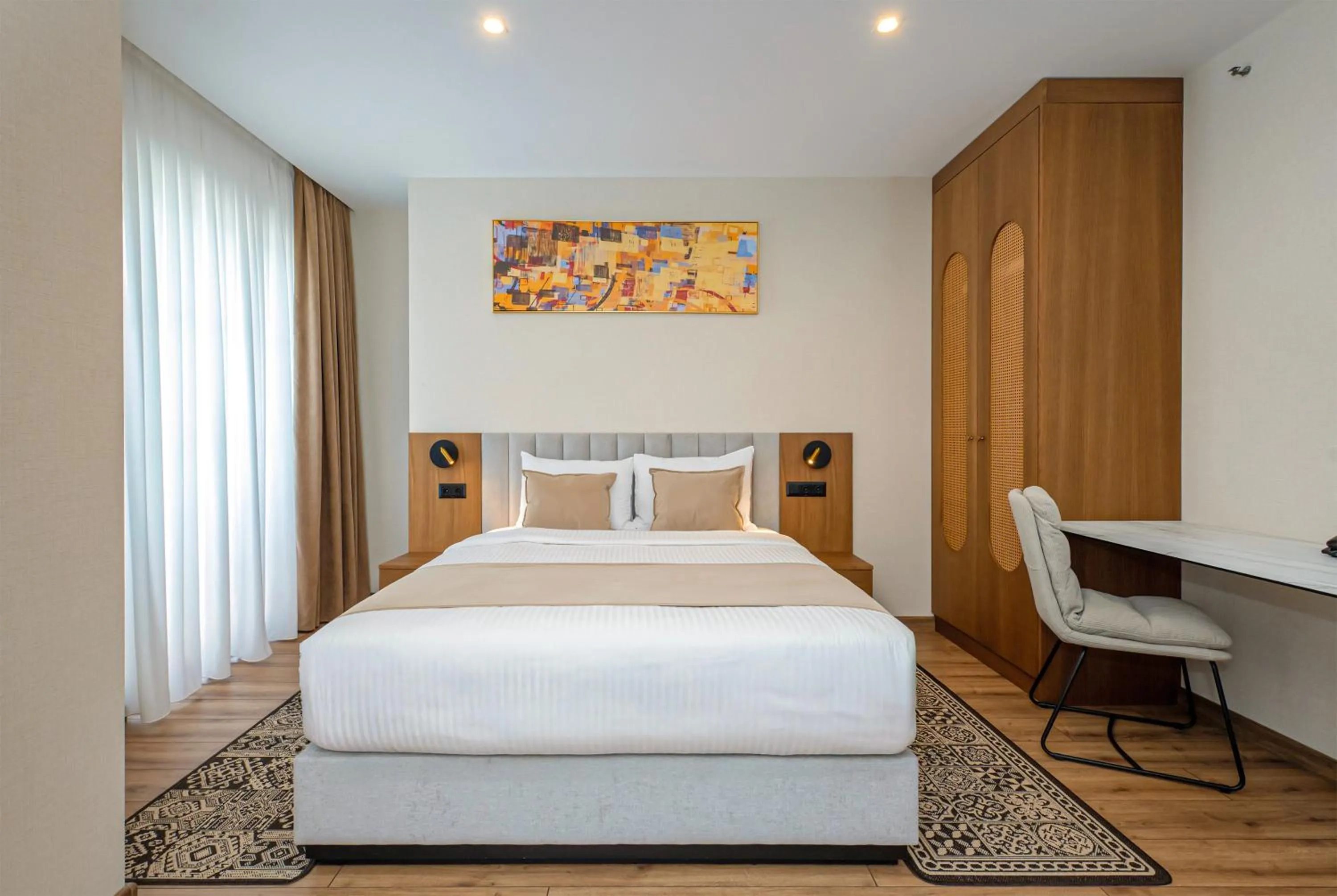 Bed in Boutique Hotel Calligraphy