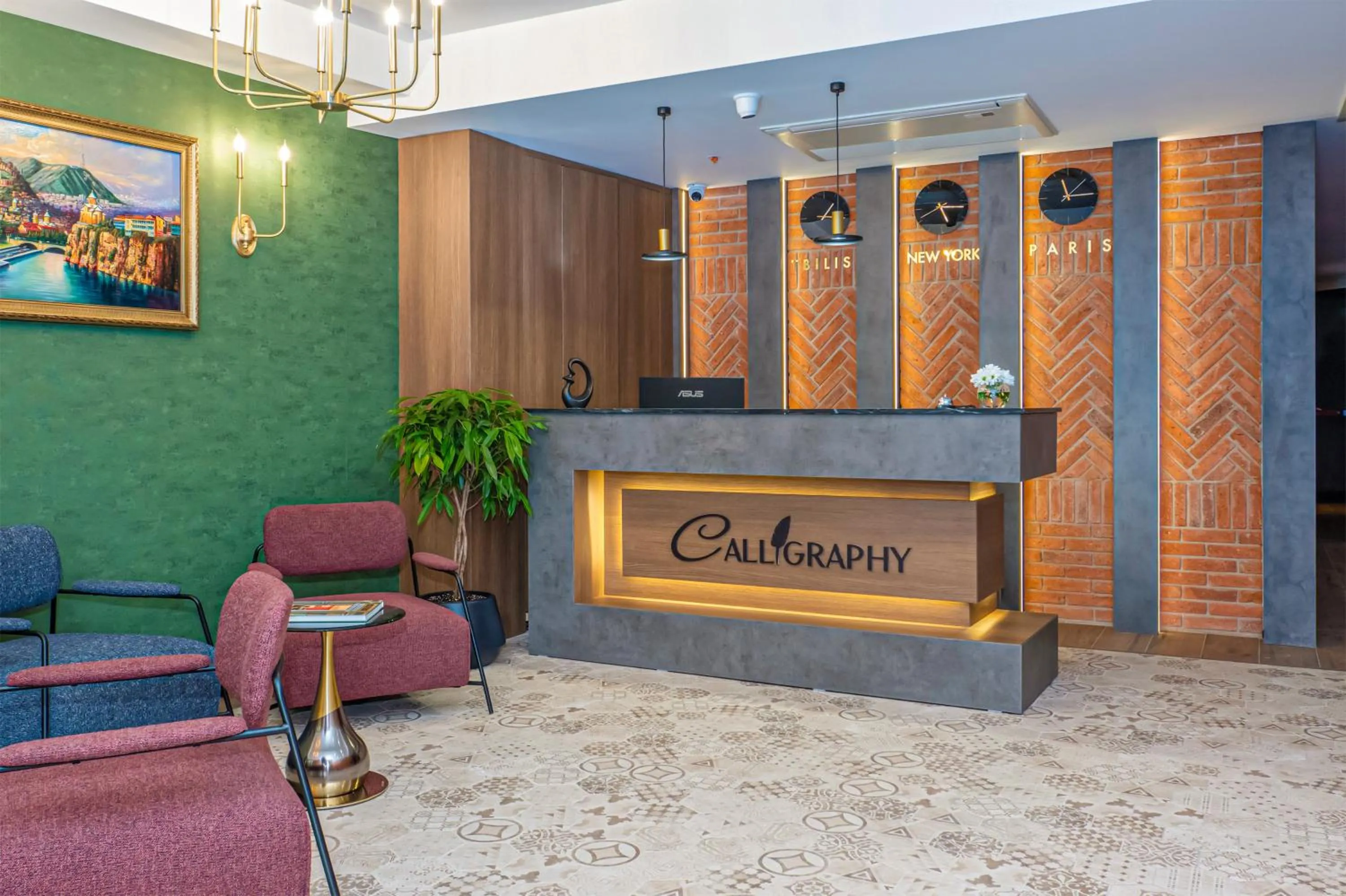 Lobby or reception in Boutique Hotel Calligraphy