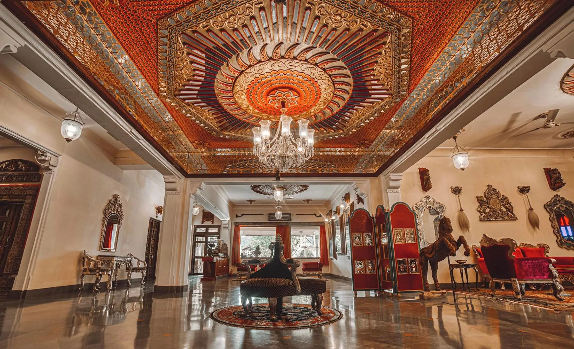 Communal lounge/ TV room in The Royal Retreat Resort & Spa