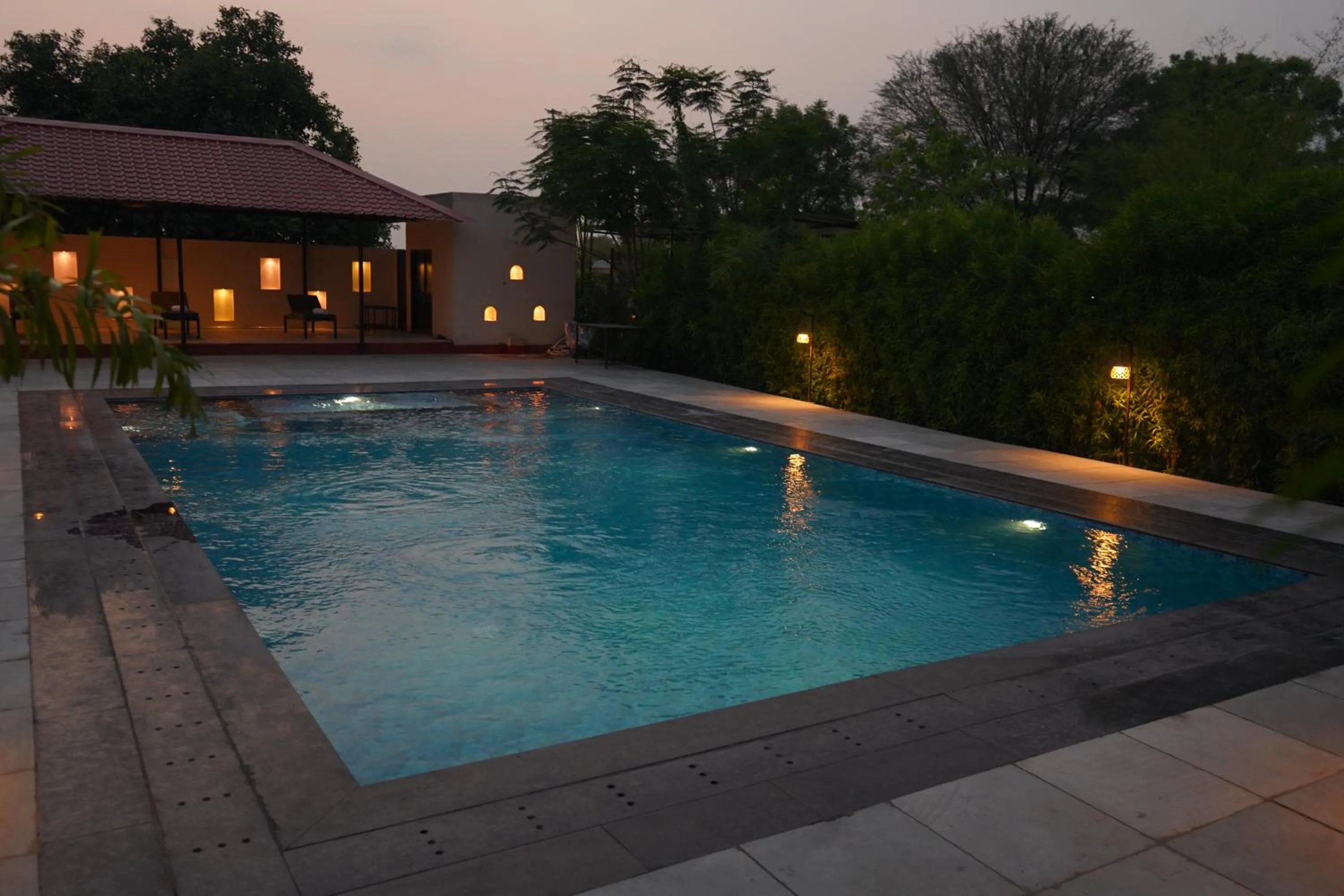 Pool view in Sundervan Vilas Ranthambore