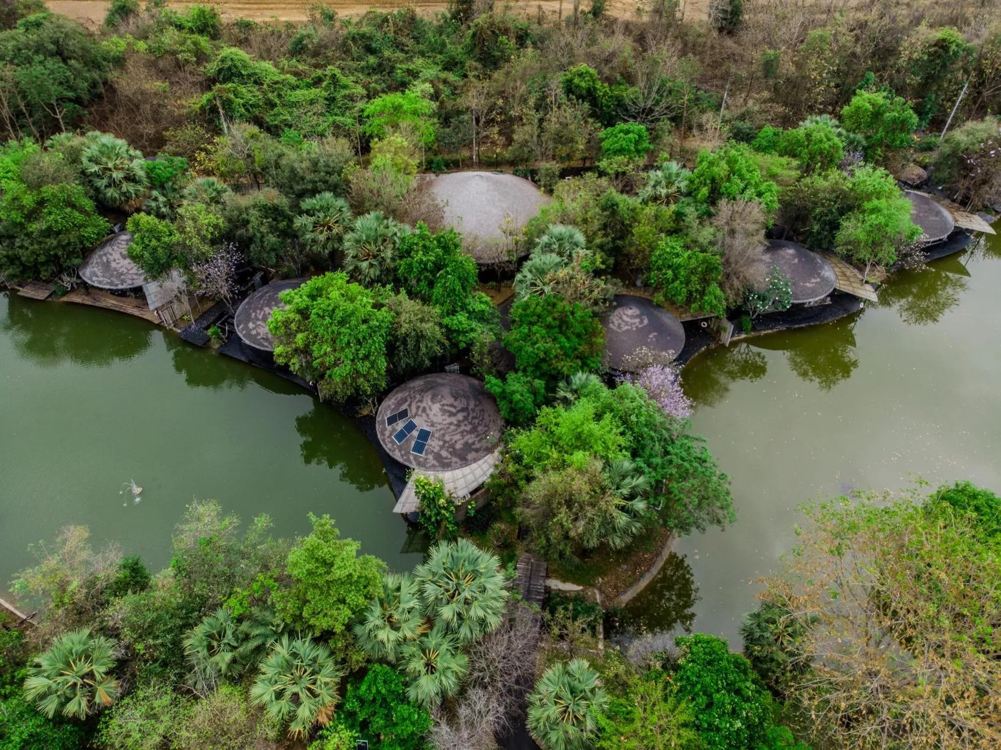 Bird's eye view in Sanctuary Kanchanaburi