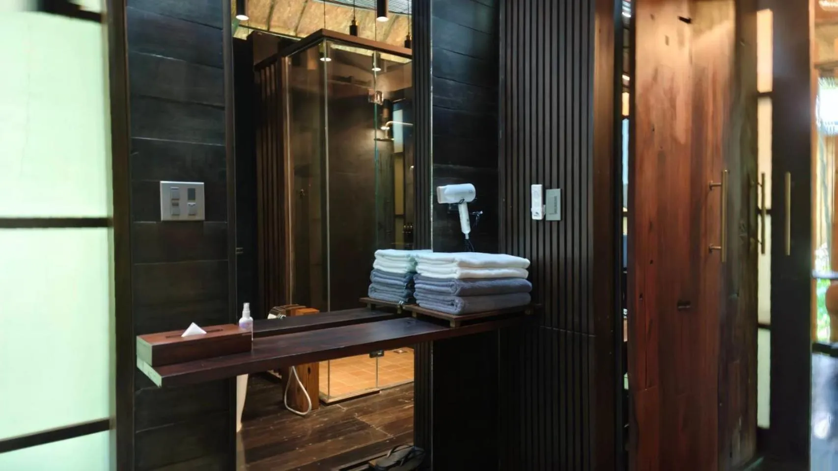 hair dryier in Sanctuary Kanchanaburi