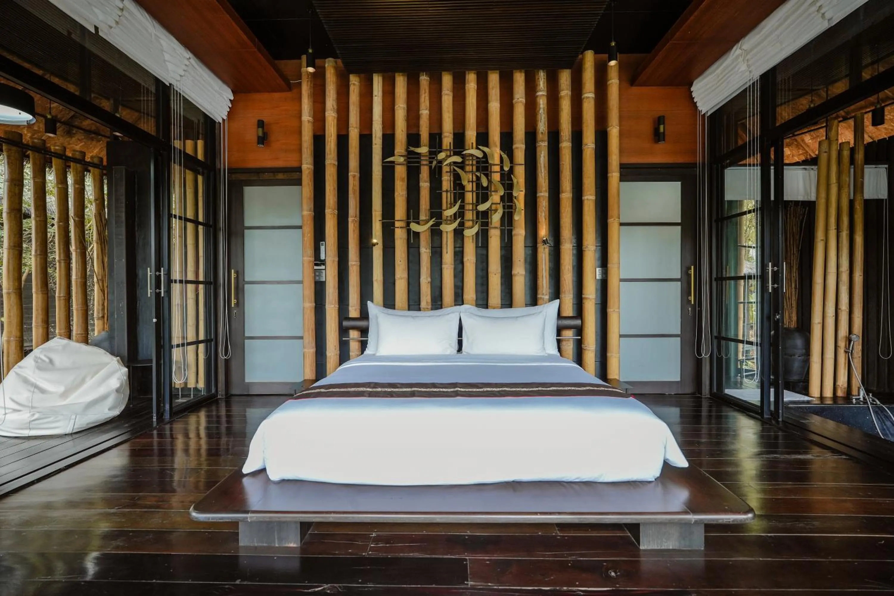 Bed in Sanctuary Kanchanaburi