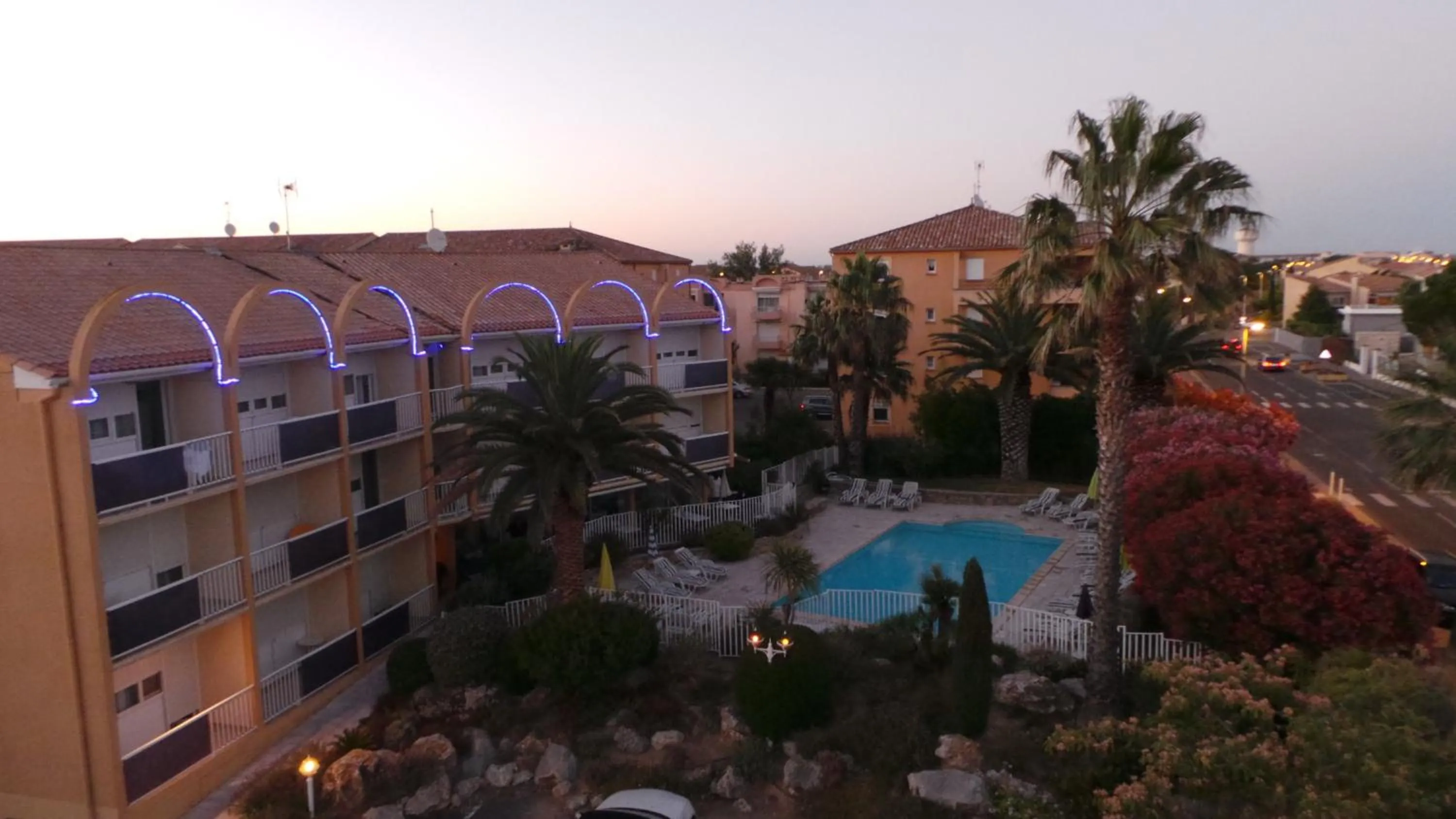 Pool view in Hotel Albizzia
