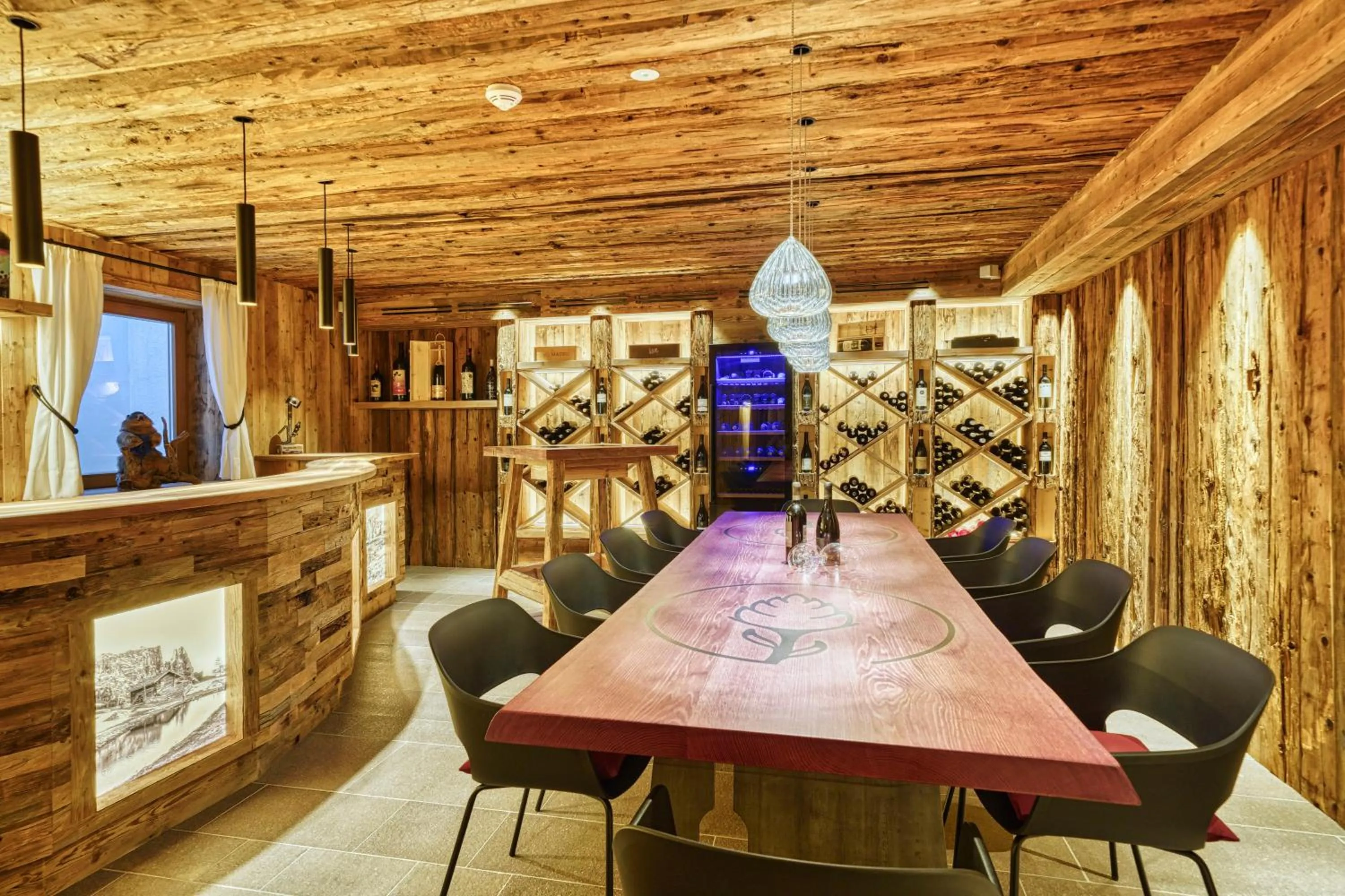 Lounge or bar in Brunelle Seiser Alm Lodge