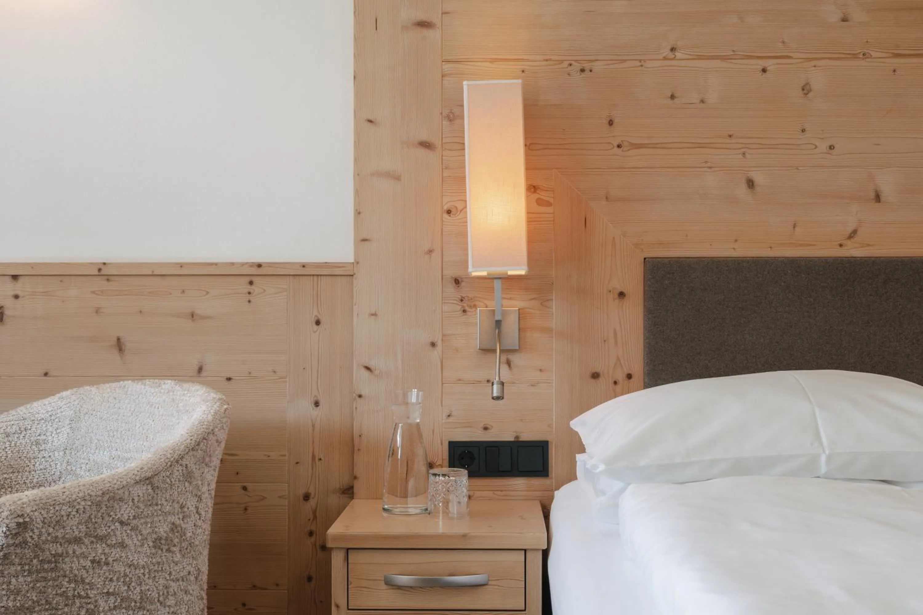 Bed in Brunelle Seiser Alm Lodge