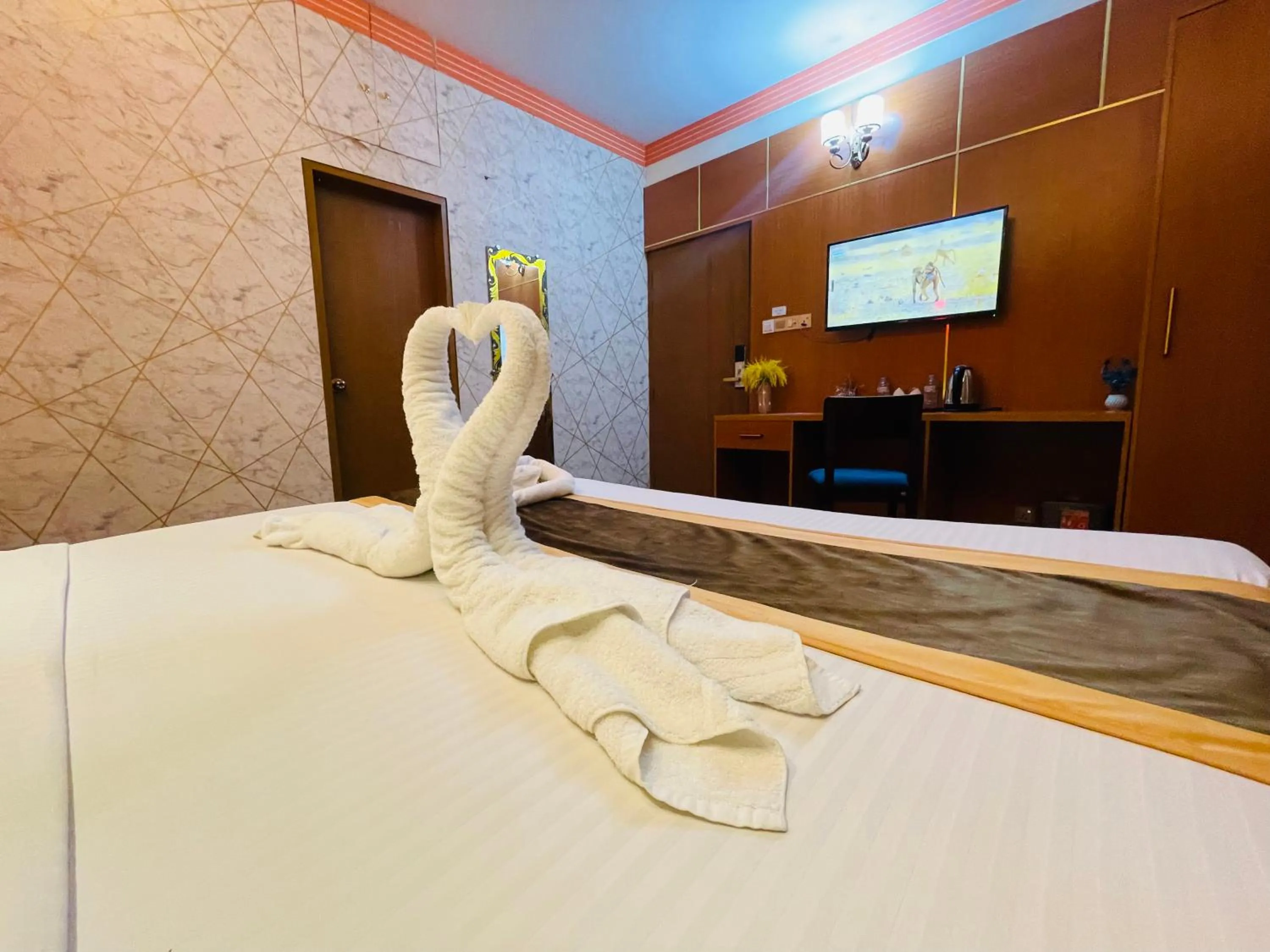 Bed in Hotel Rosewood Uttara