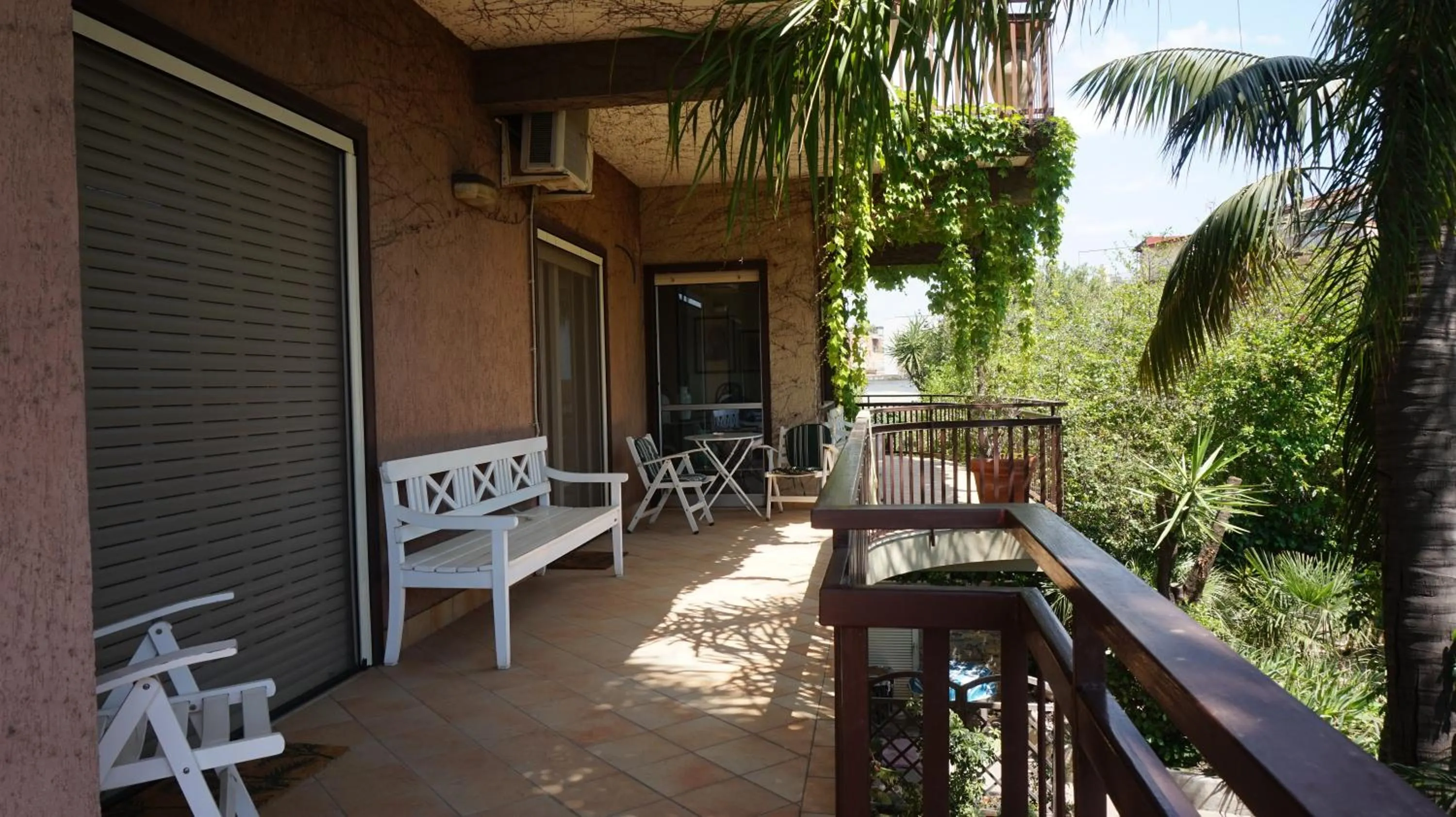 Balcony/Terrace in La Cittadella Residence Città Universitaria Policlinico Catania