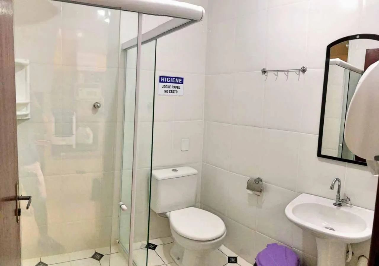 Bathroom in Pousada Ninho da Coruja
