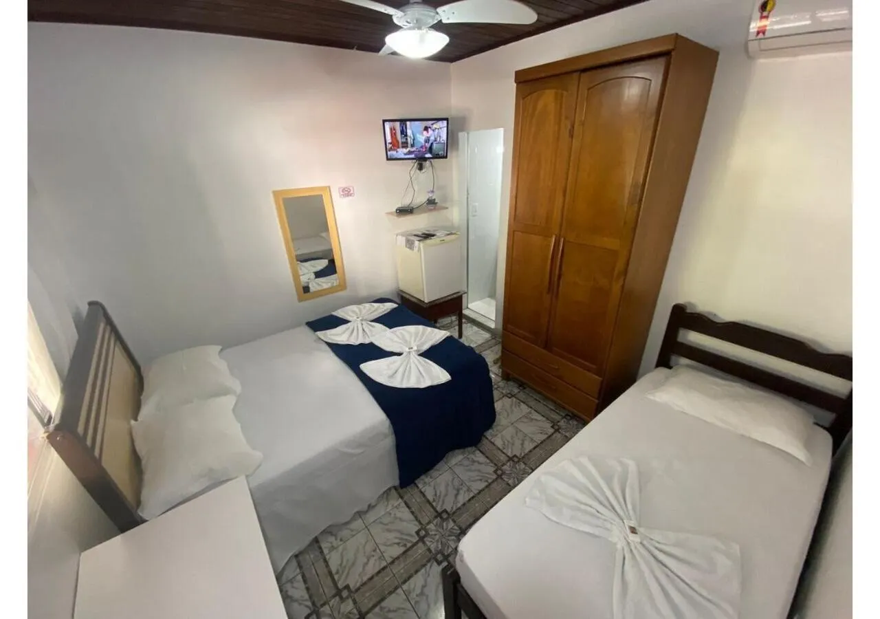 Property building, Bed in Pousada Ninho da Coruja