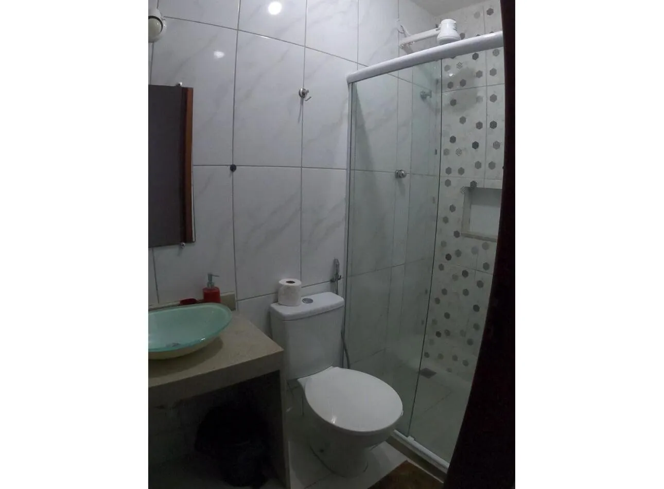 Shower in Pousada Ninho da Coruja