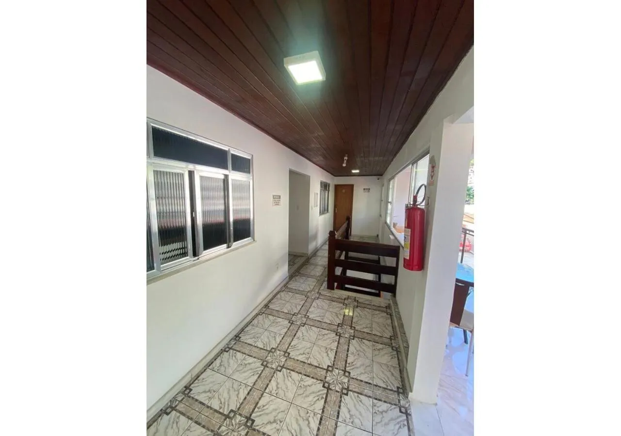 Seating area in Pousada Ninho da Coruja