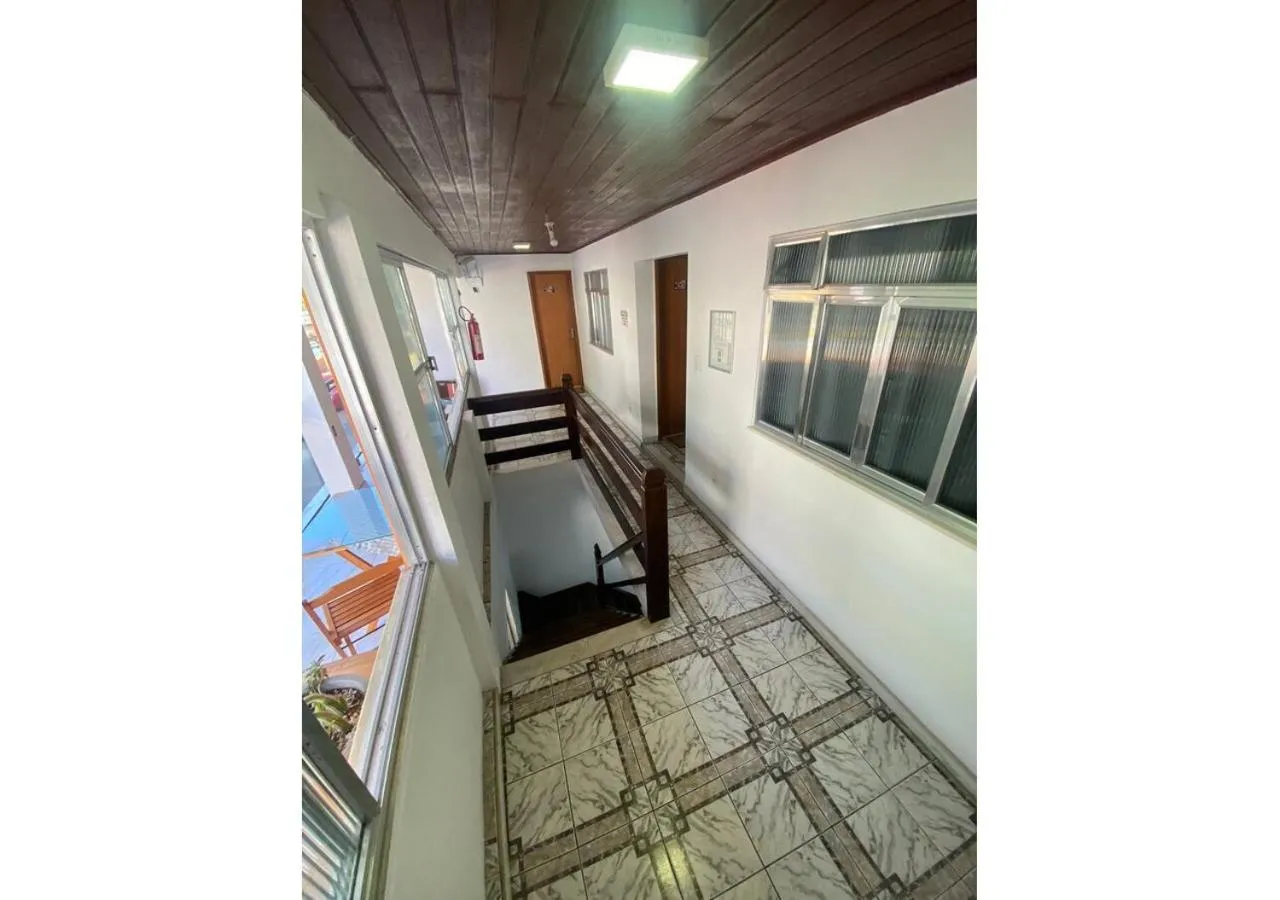 Seating area in Pousada Ninho da Coruja