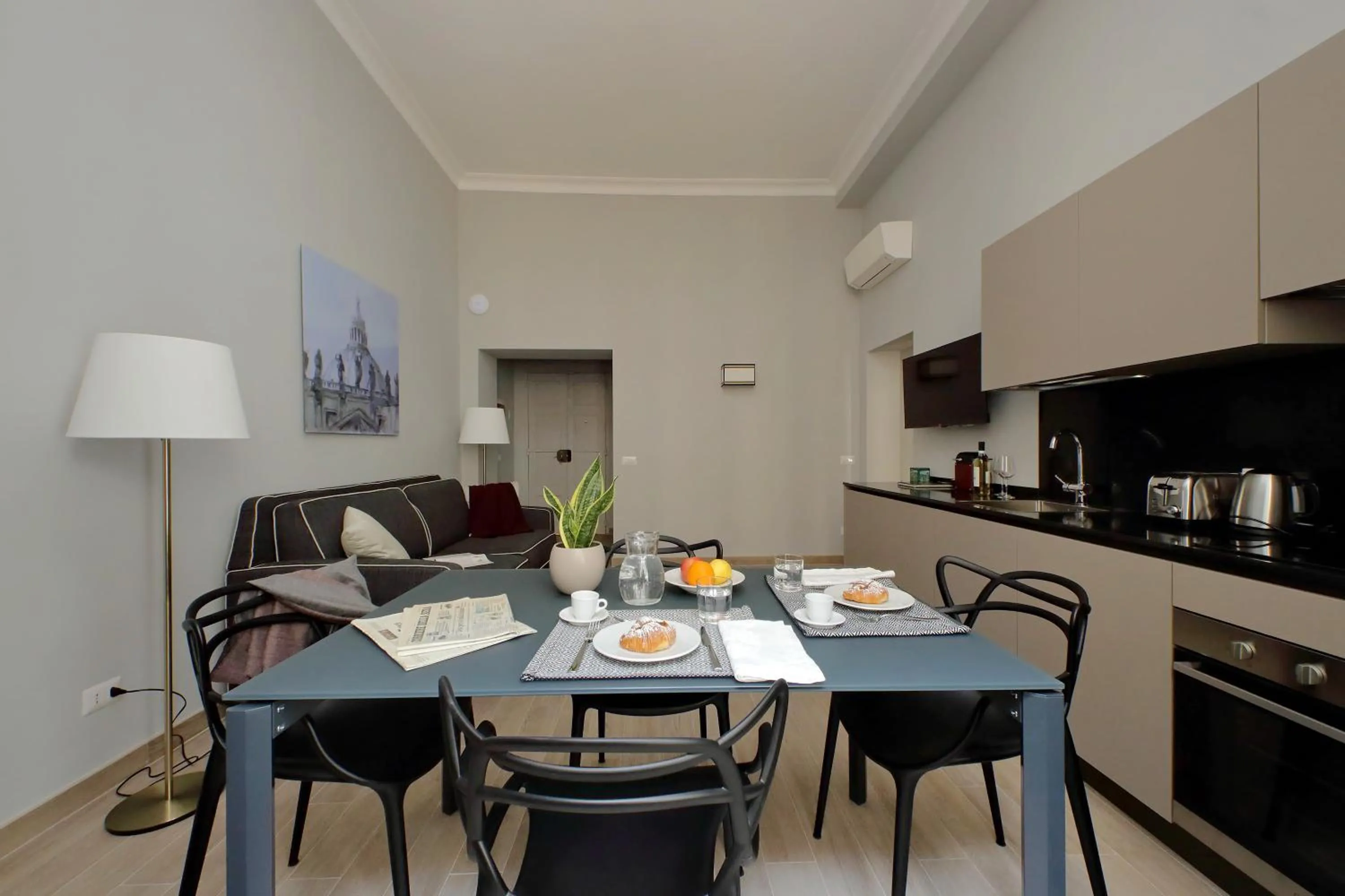 Dining area in Monti Apartments - My Extra Home