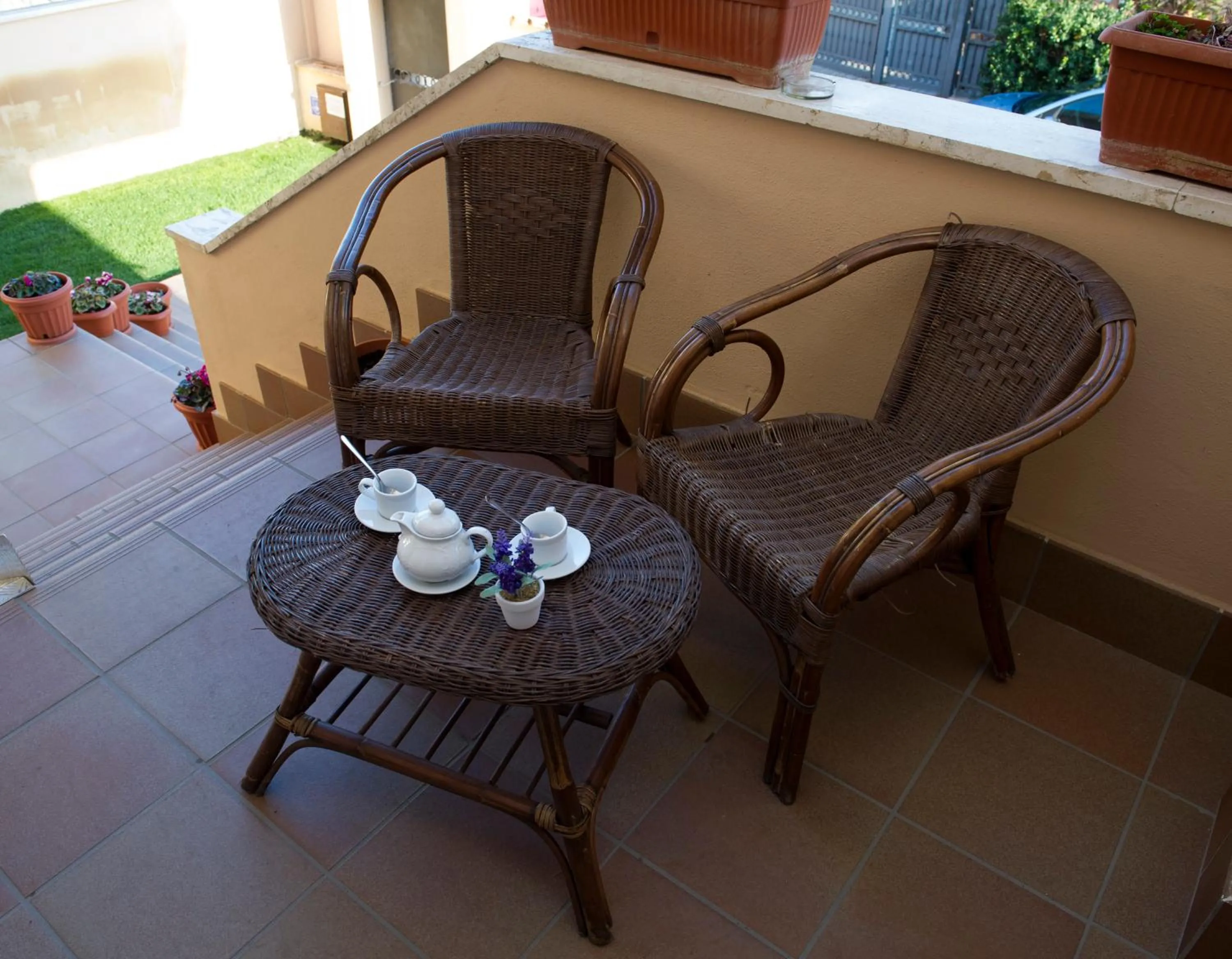 Patio in Suite Room Fiumicino