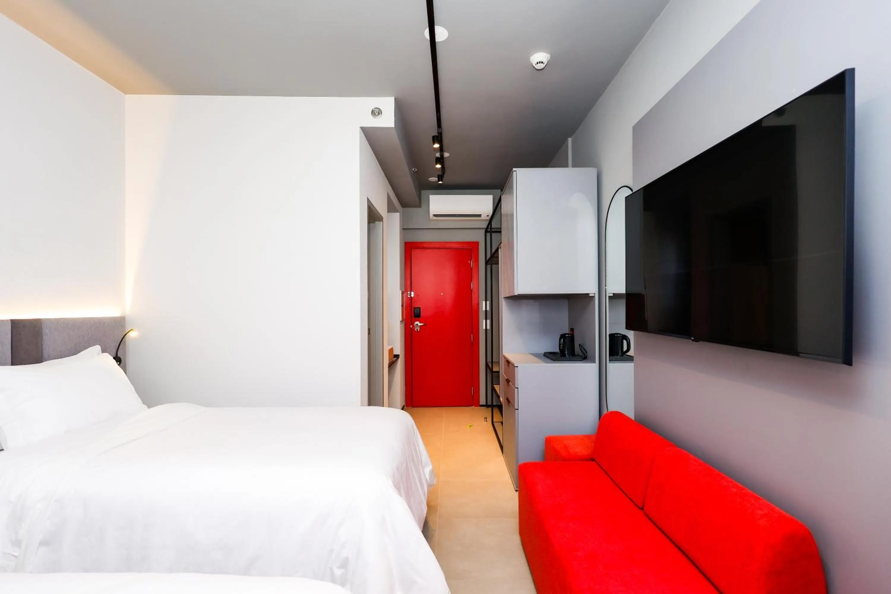 Bed in Radisson RED Ibirapuera