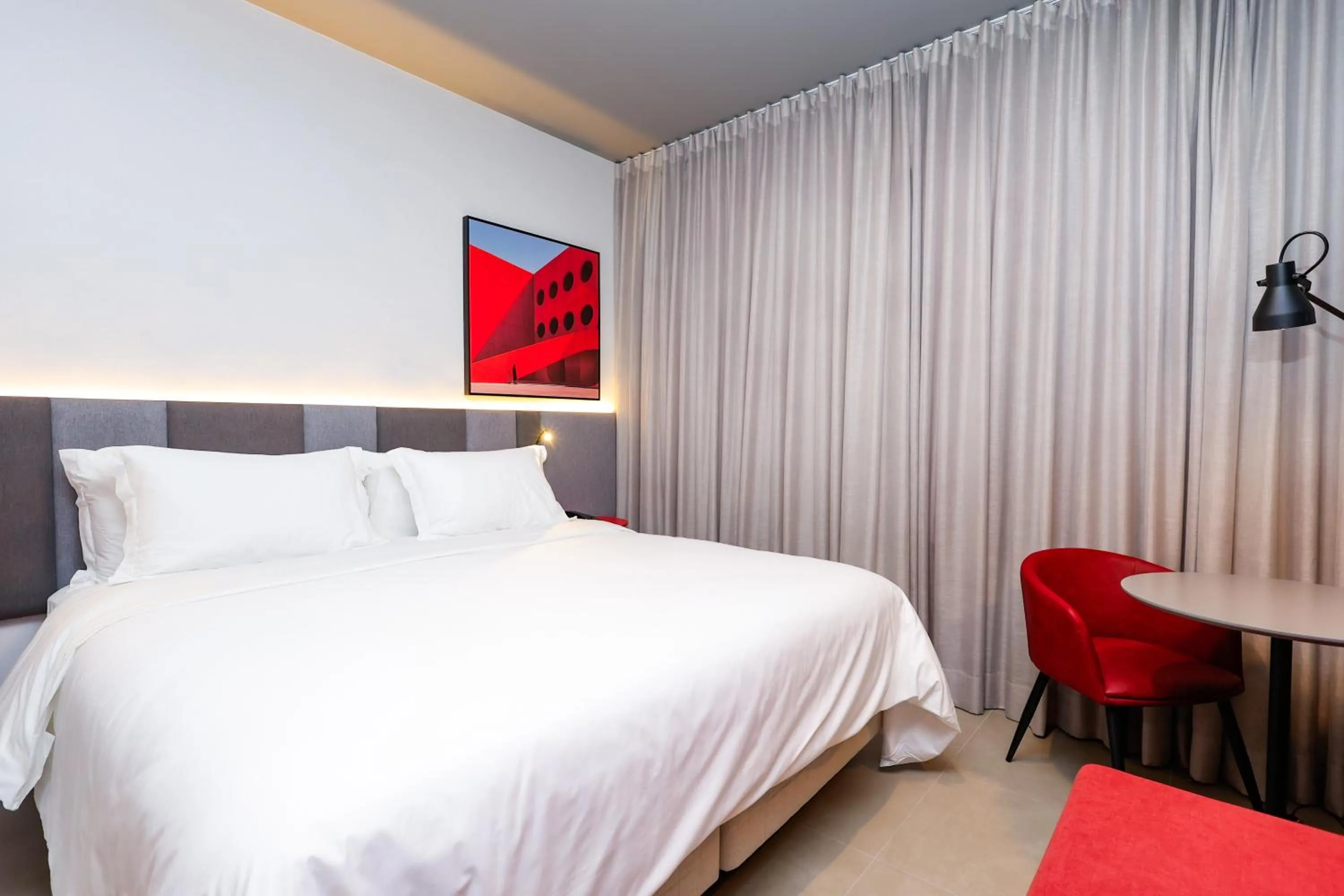 Bed in Radisson RED Ibirapuera