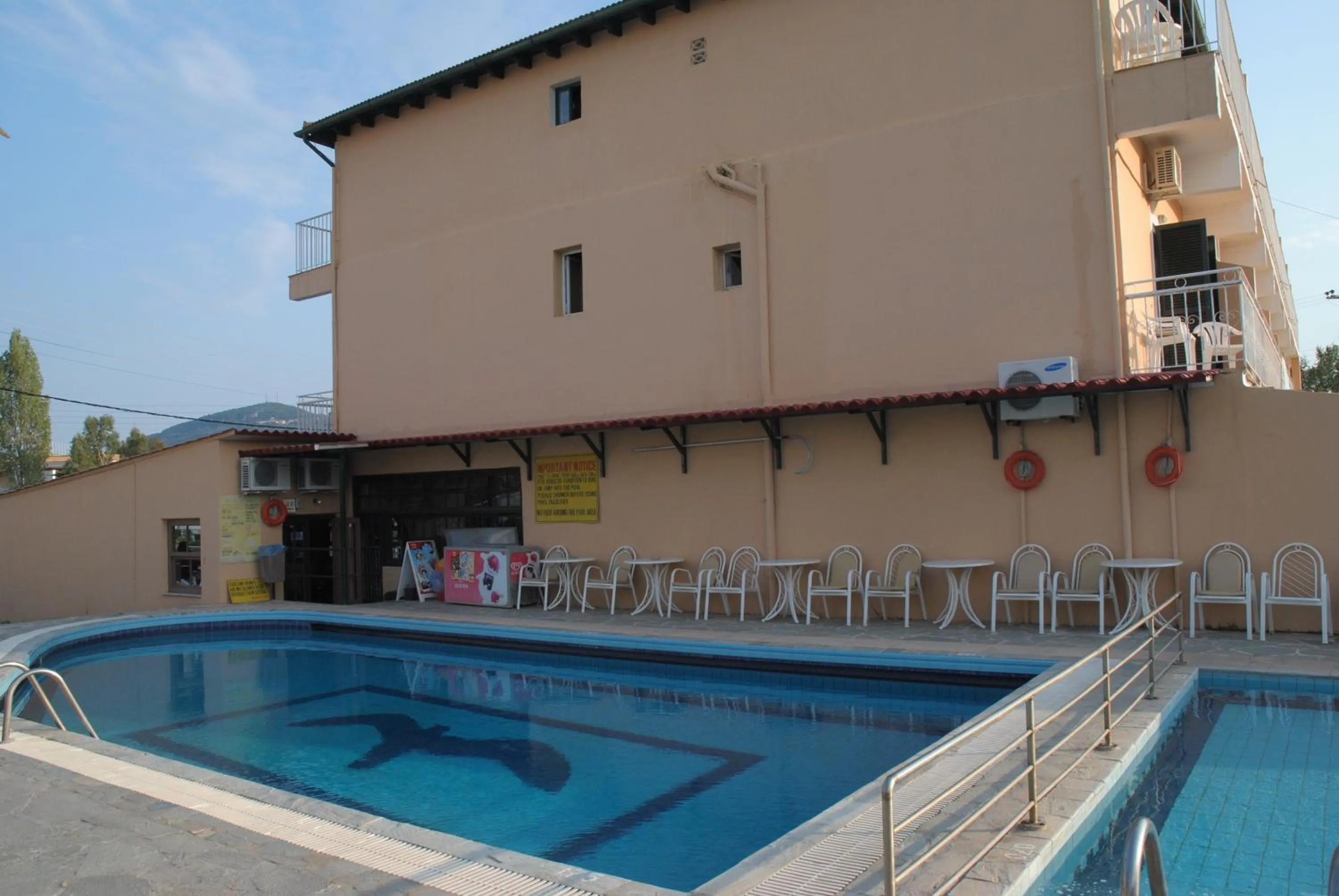 Pool view in SeaBird Hotel
