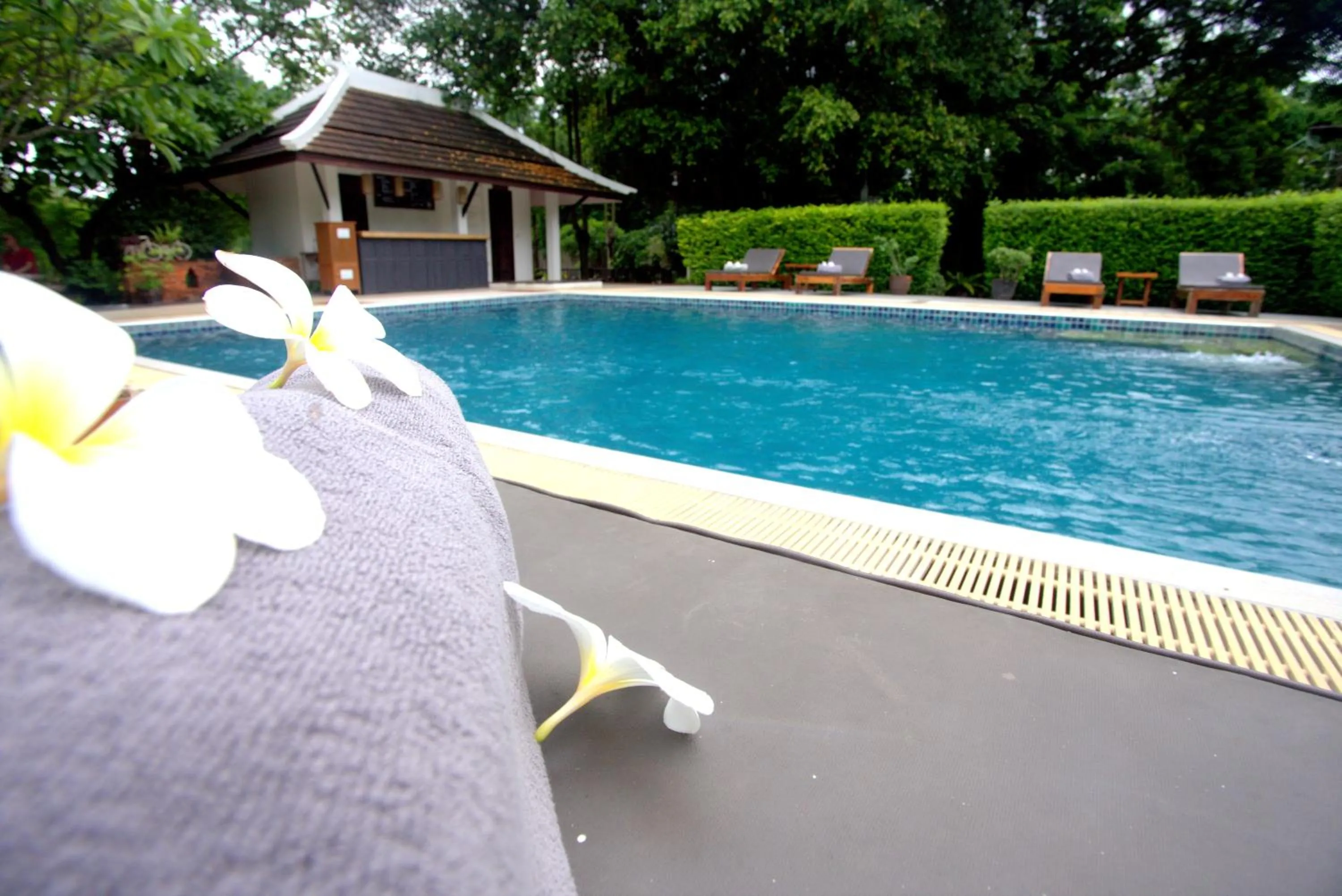 Swimming pool in Dorm of Happiness by Tharaburi Resort
