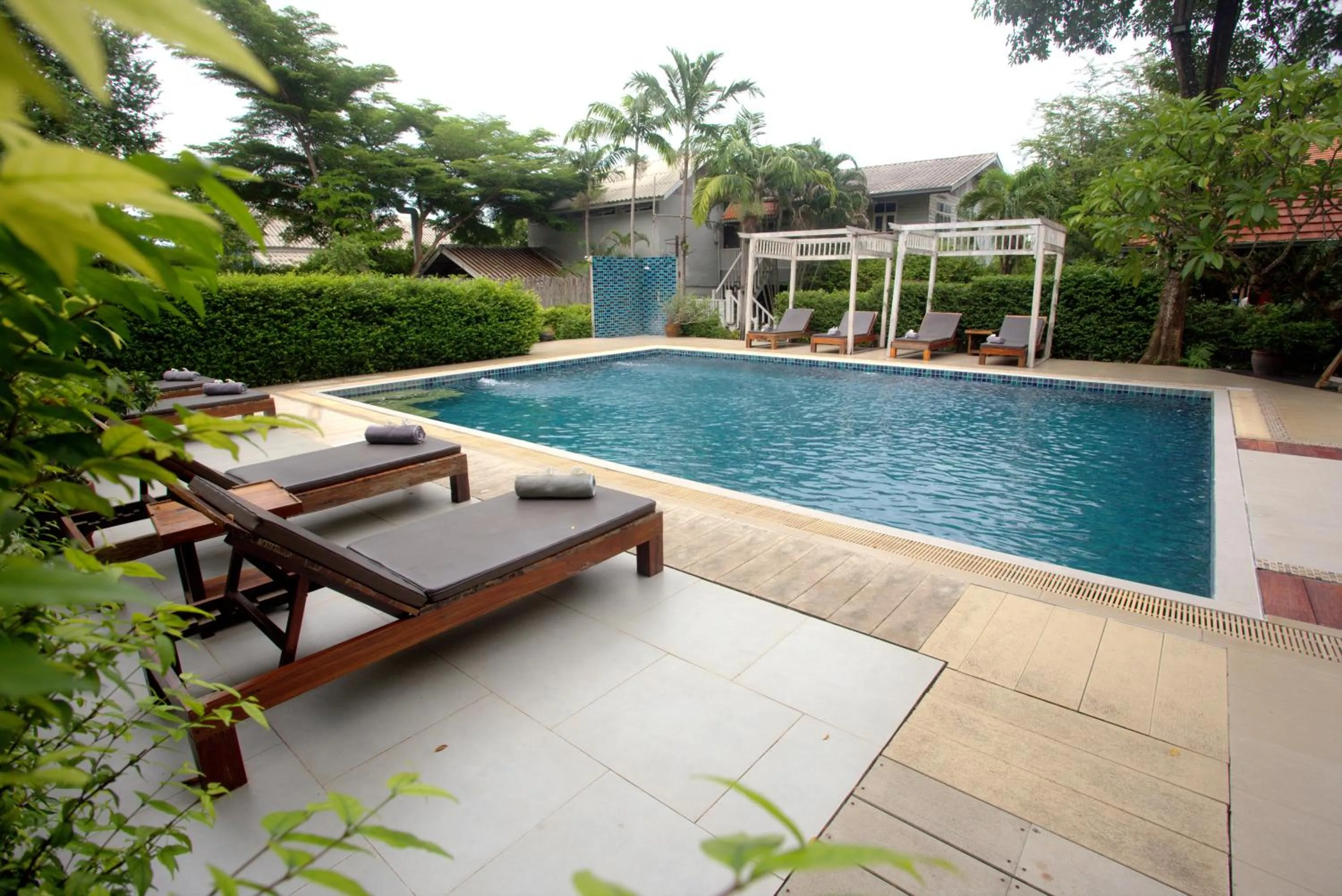 Swimming pool in Dorm of Happiness by Tharaburi Resort