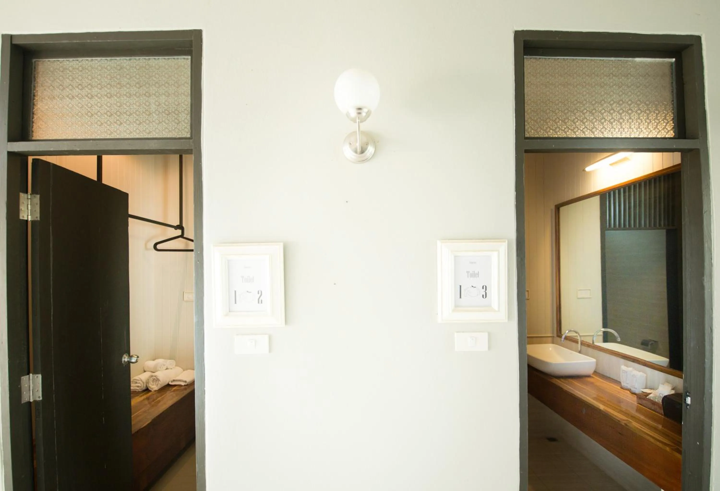 Bathroom, Bed in Dorm of Happiness by Tharaburi Resort