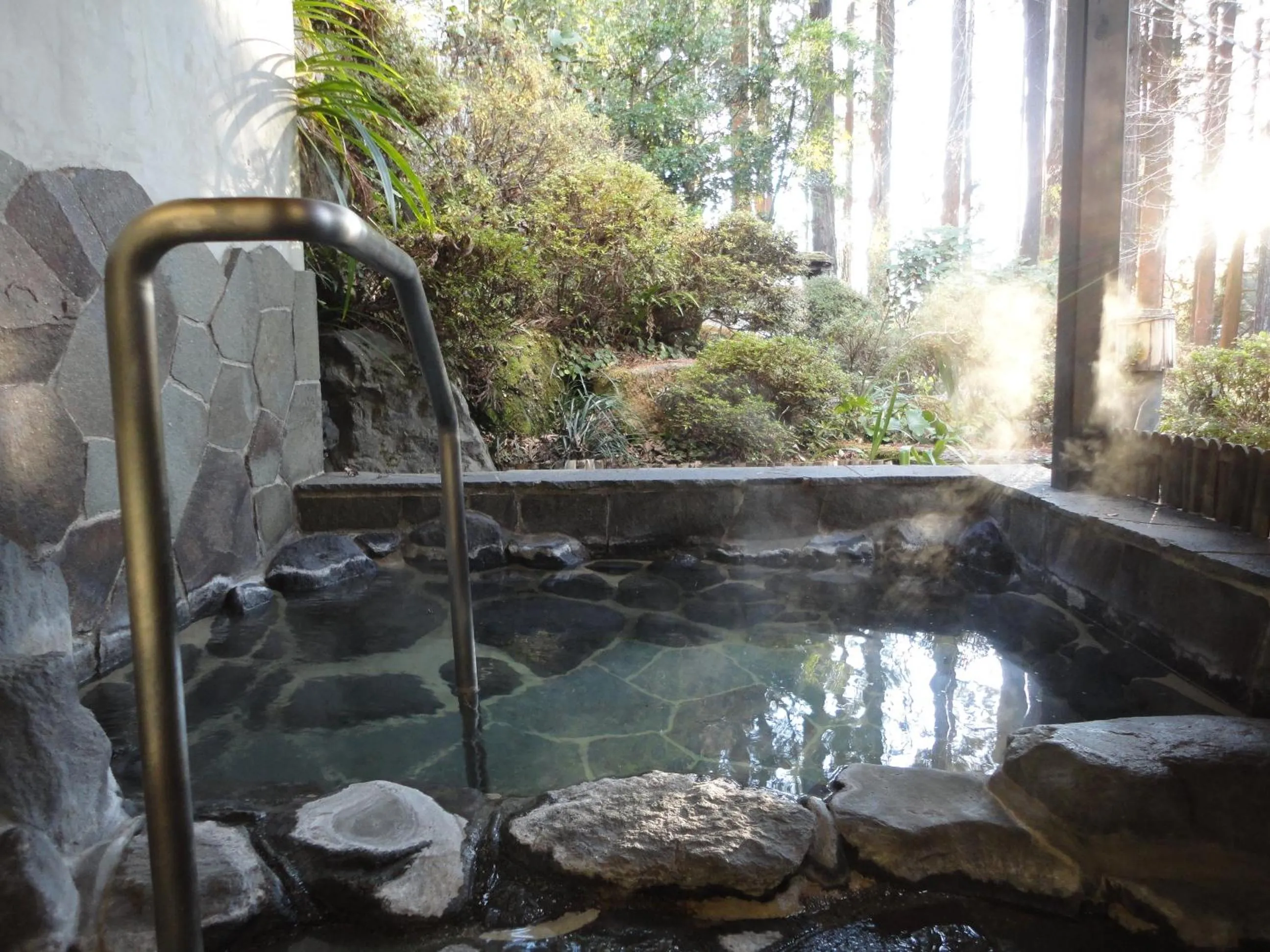 Hot Spring Bath in Hananoyado Fukuya