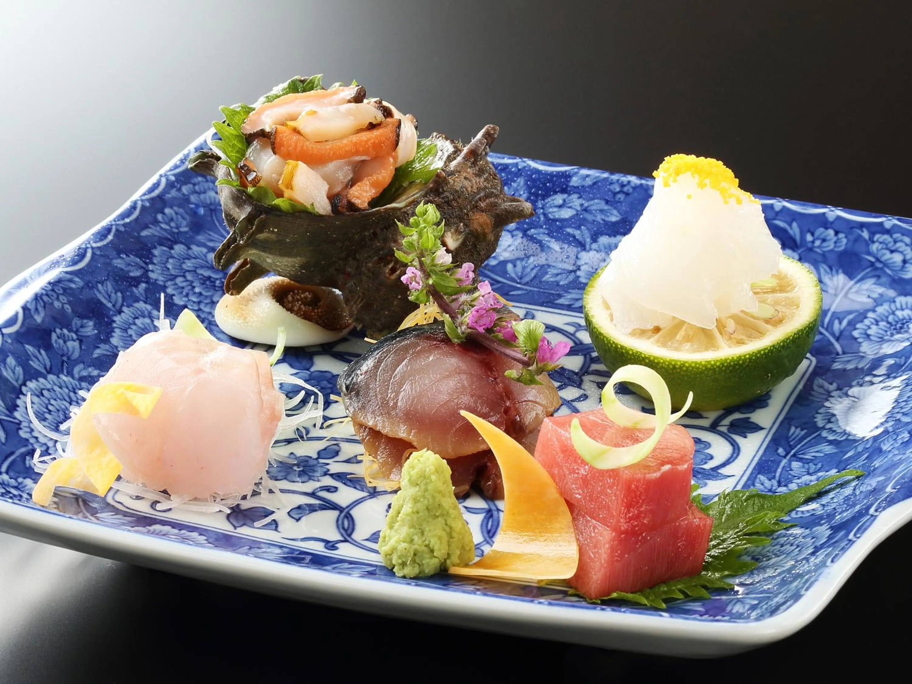 Food close-up in Hananoyado Fukuya
