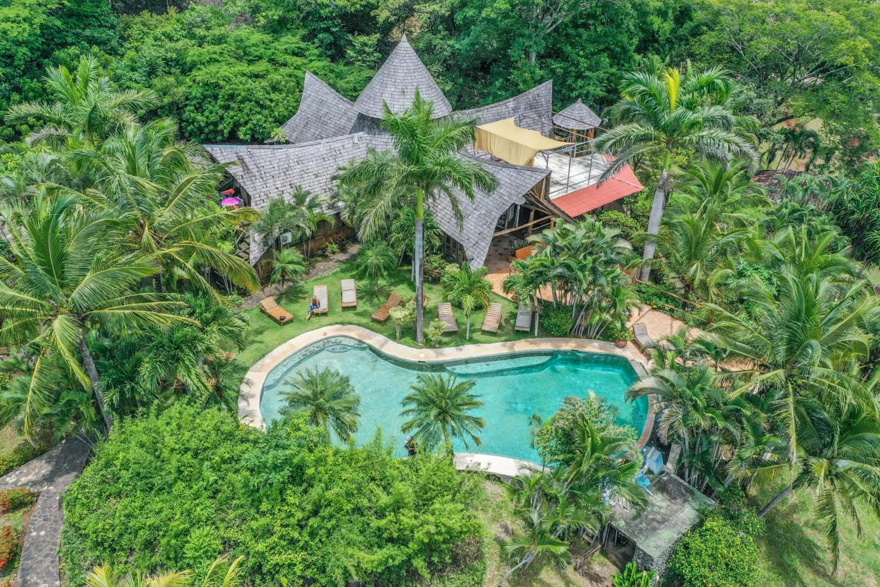 Bird's eye view in El Sabanero Eco Lodge
