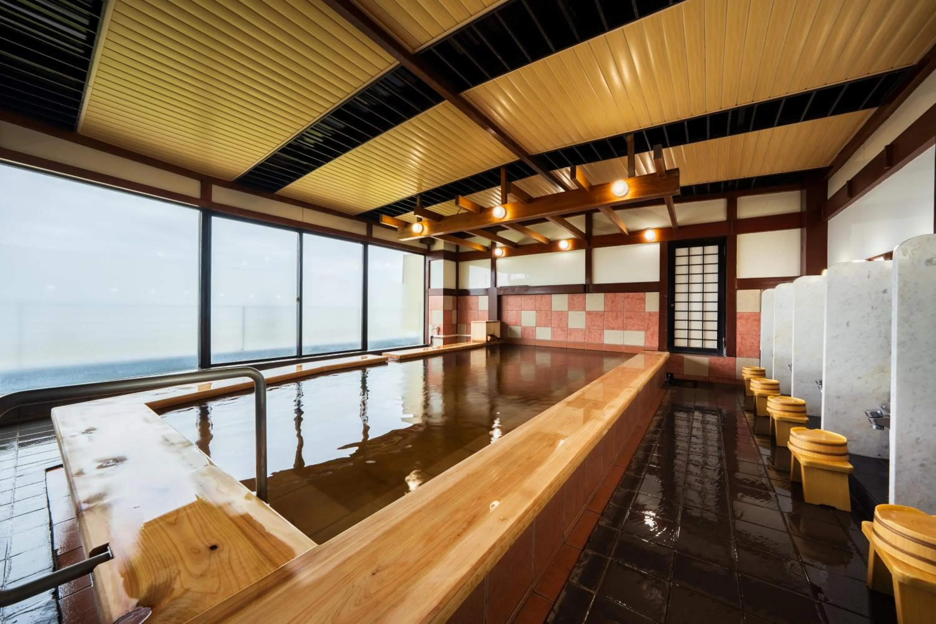 Public Bath in Seaside Hotel Mimatsu Ooetei