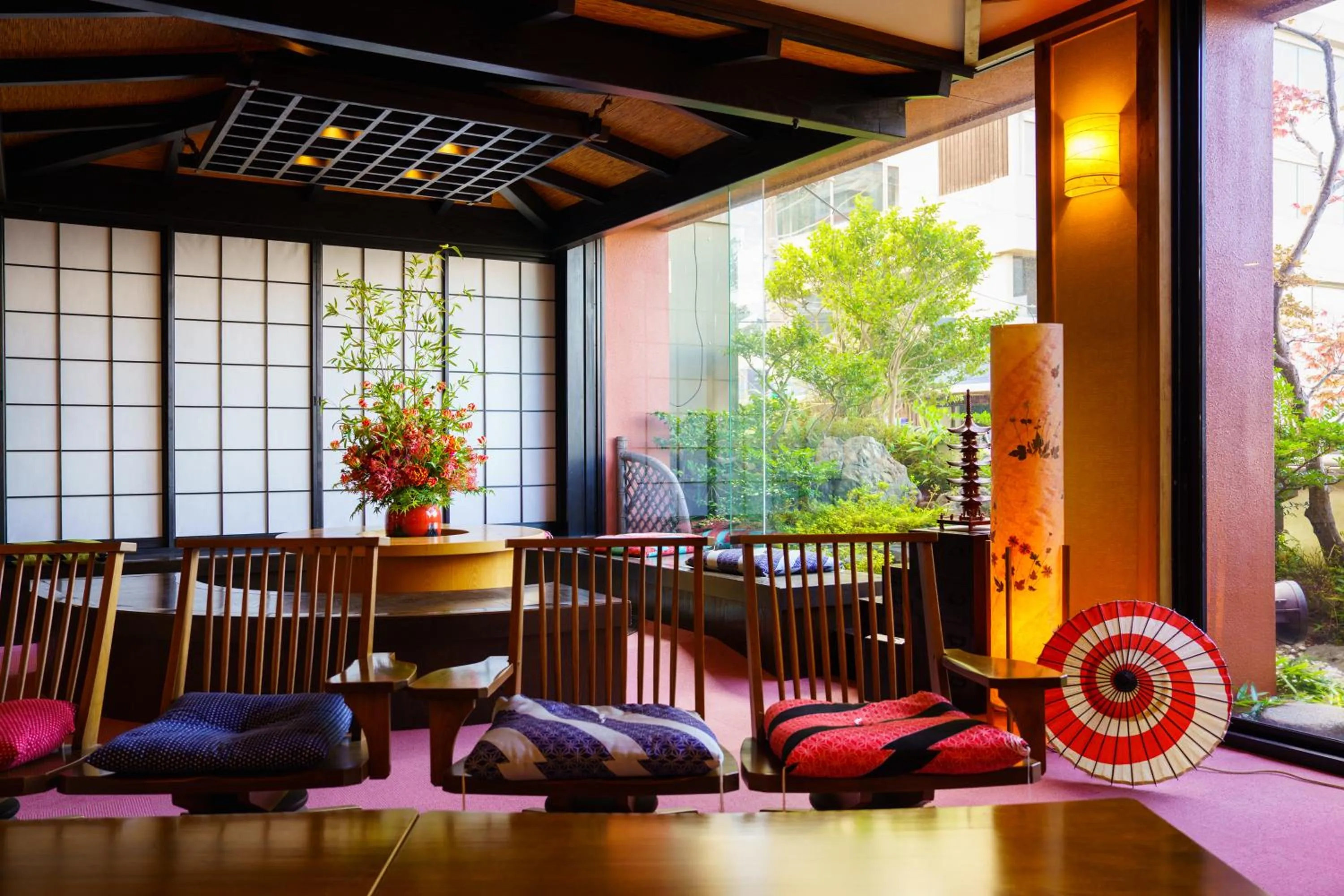 Lobby or reception in Seaside Hotel Mimatsu Ooetei