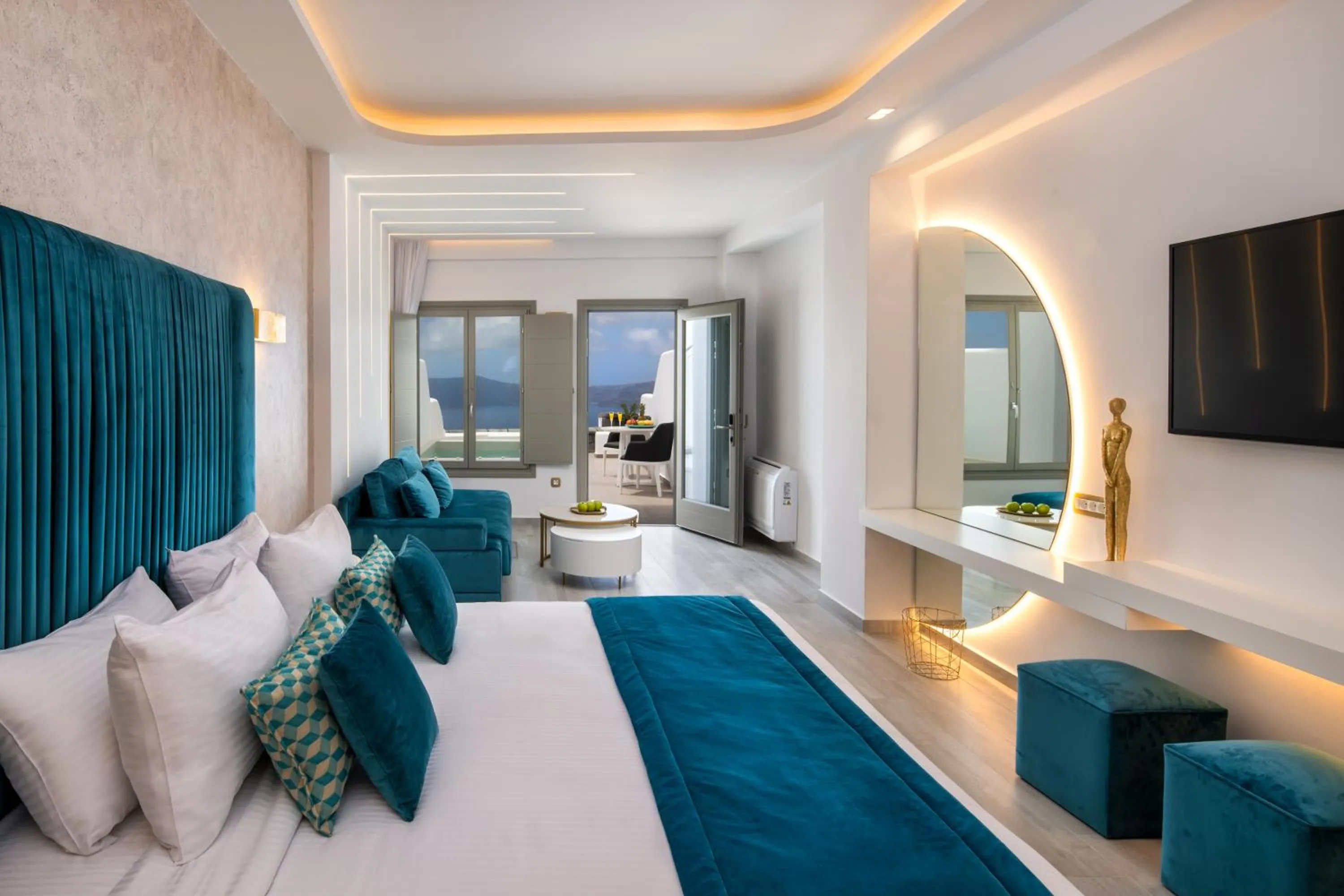 Bedroom in Aura Suites