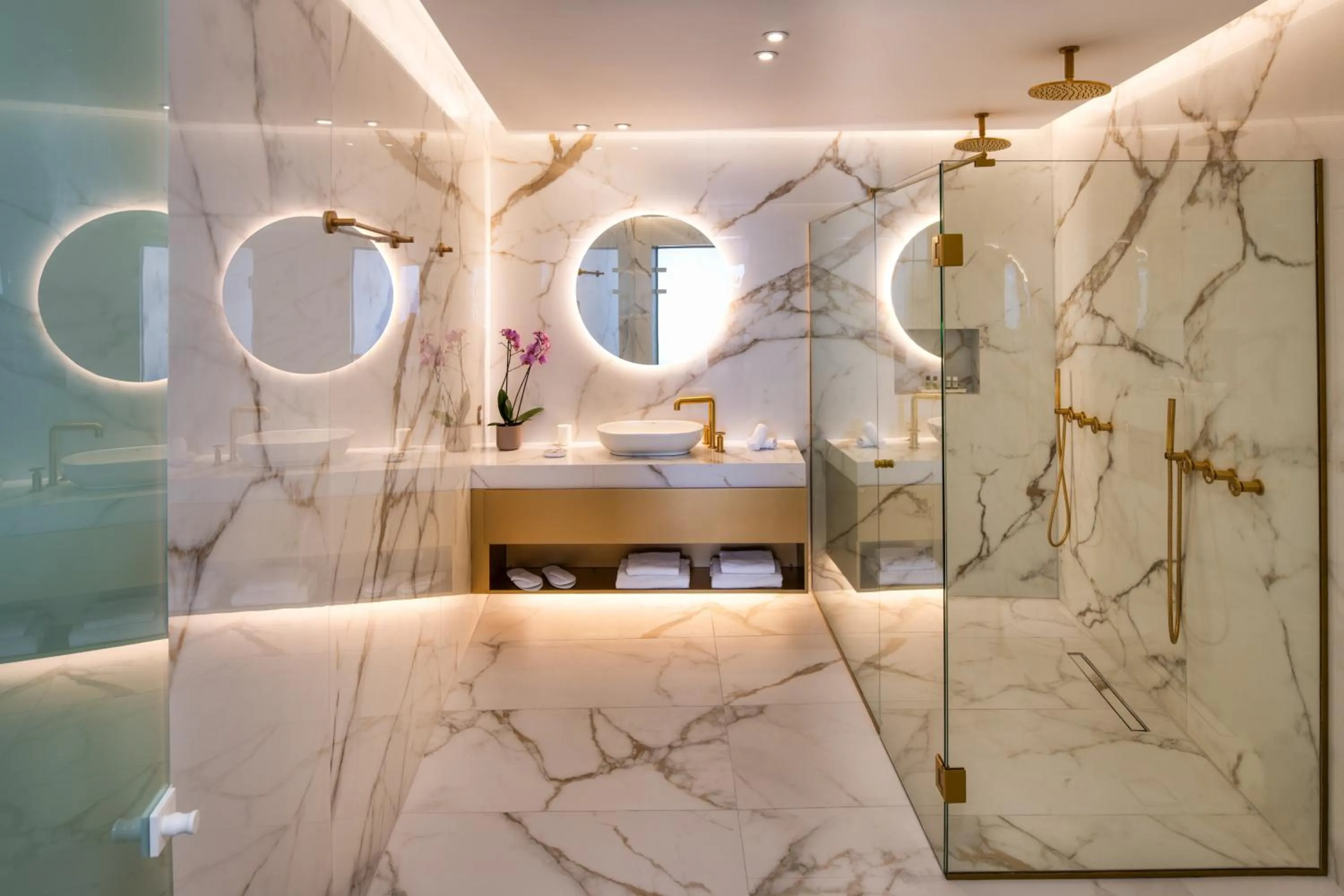 Bathroom in Aura Suites