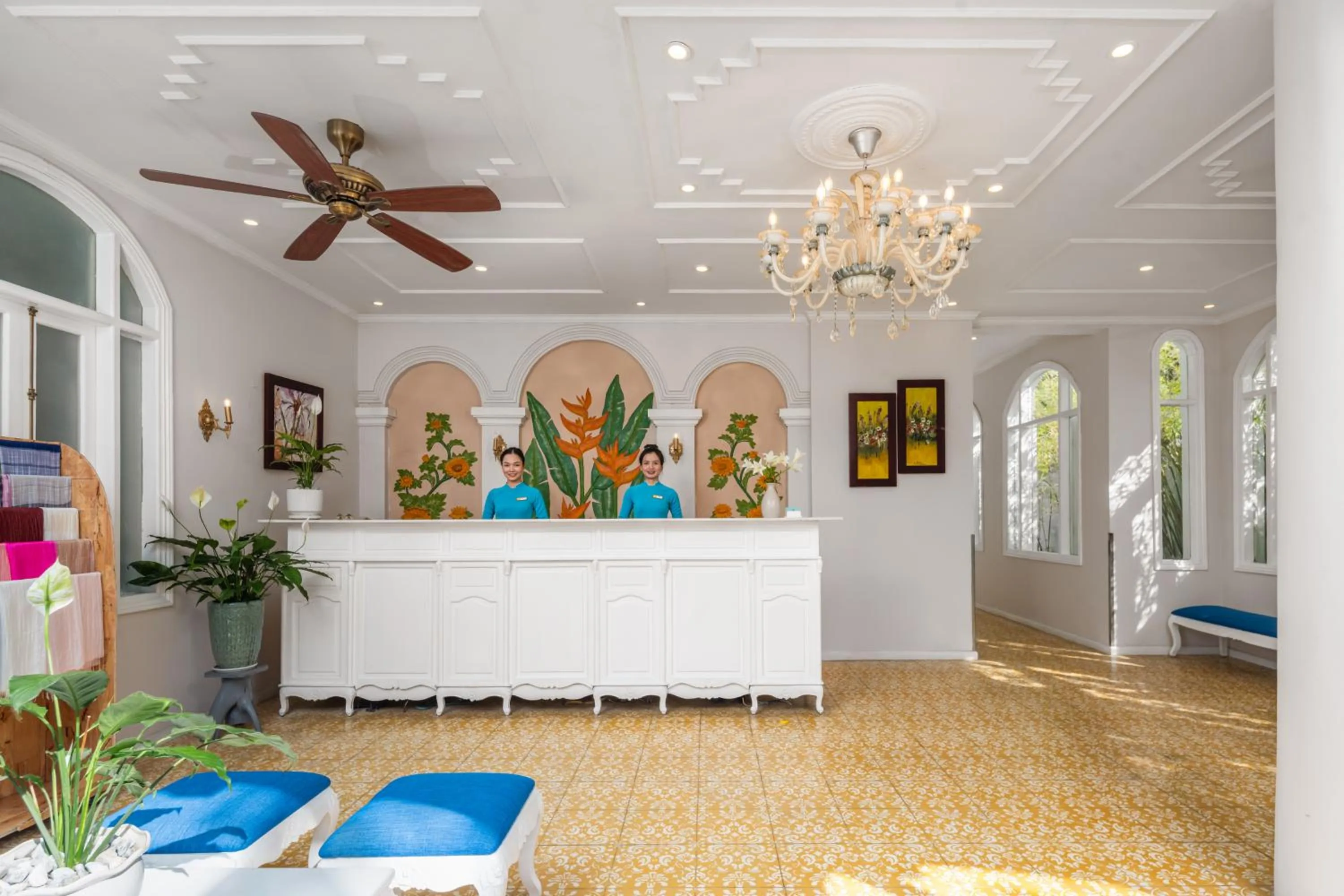 Lobby or reception in Hoi An Garden Palace and Spa - A Boutique Inspired by Nature