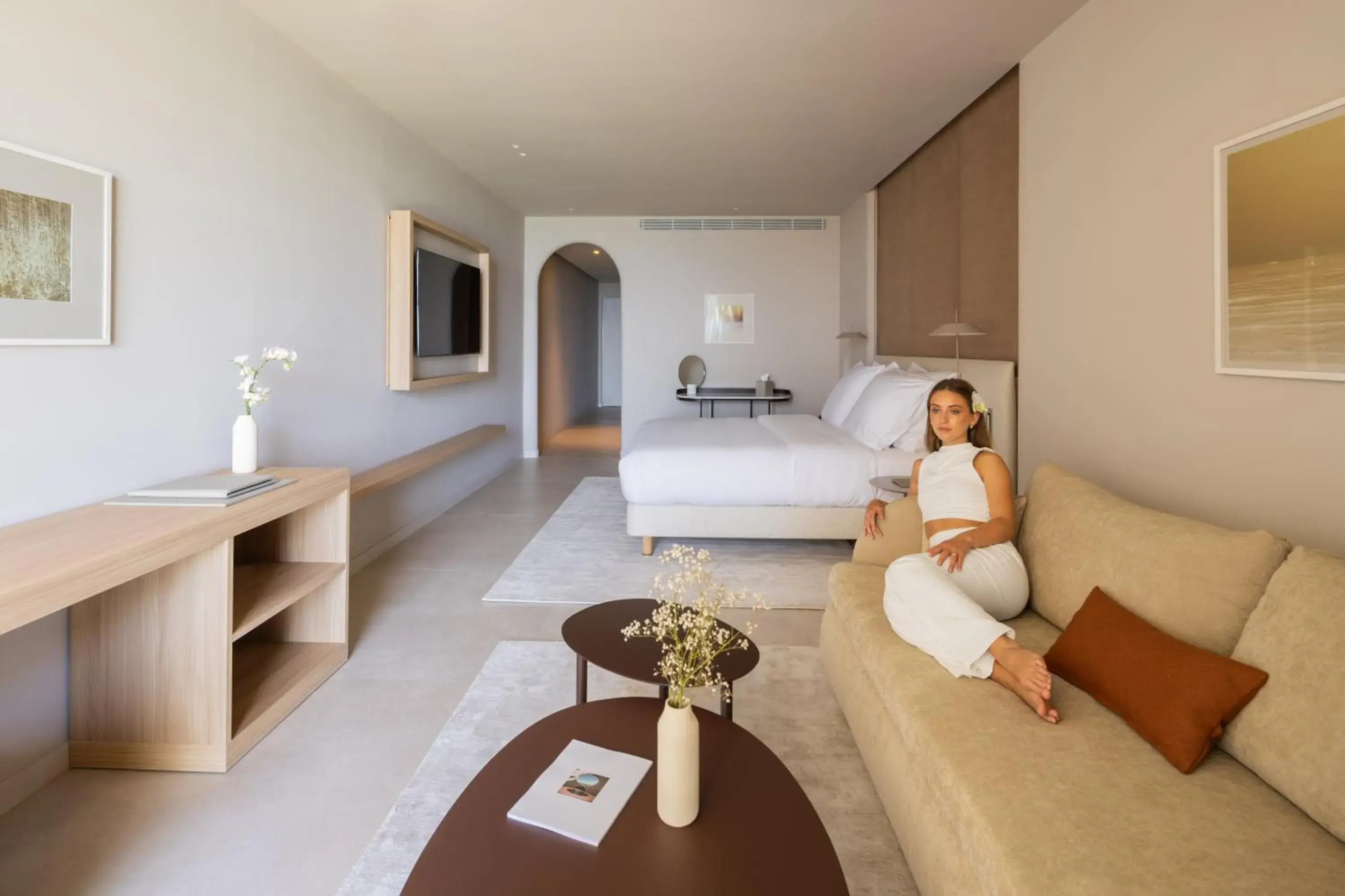 Accessible Junior Suite with One King Size Bed and One Sofa Bed in Green Coast Hotel MGallery Collection Accessible Junior Suite with One King Size Bed and One Sofa Bed in Green Coast Hotel MGallery Collection