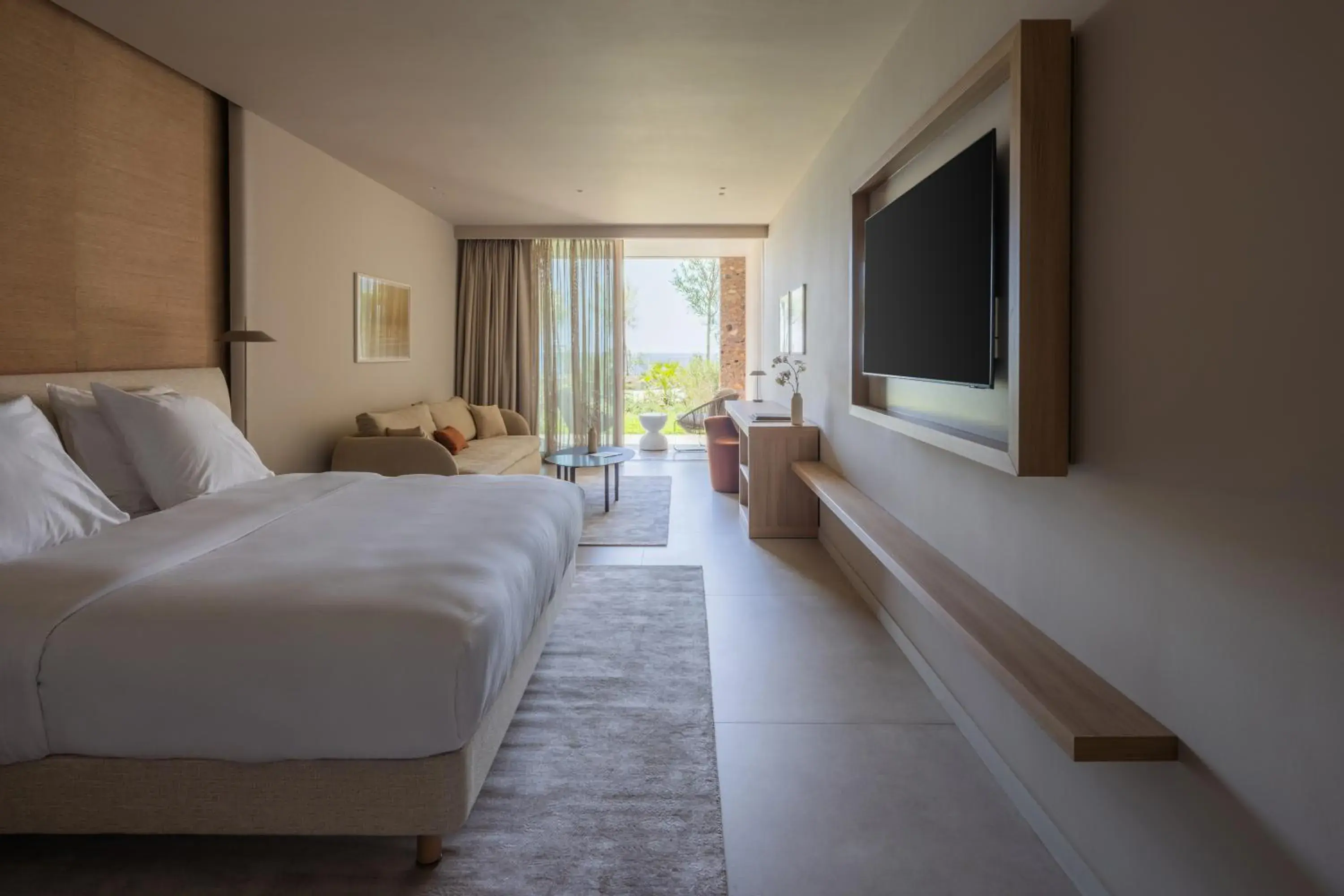 Junior Suite with One King Size Bed and One Sofa Bed in Green Coast Hotel MGallery Collection Junior Suite with One King Size Bed and One Sofa Bed in Green Coast Hotel MGallery Collection