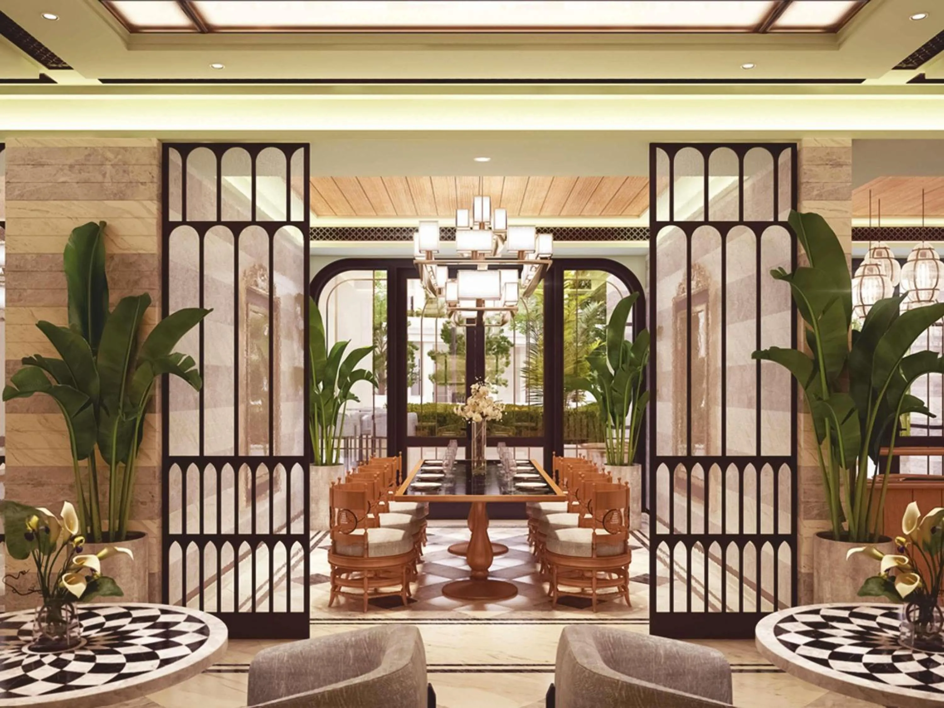 Lounge or bar in Fairmont Udaipur Palace