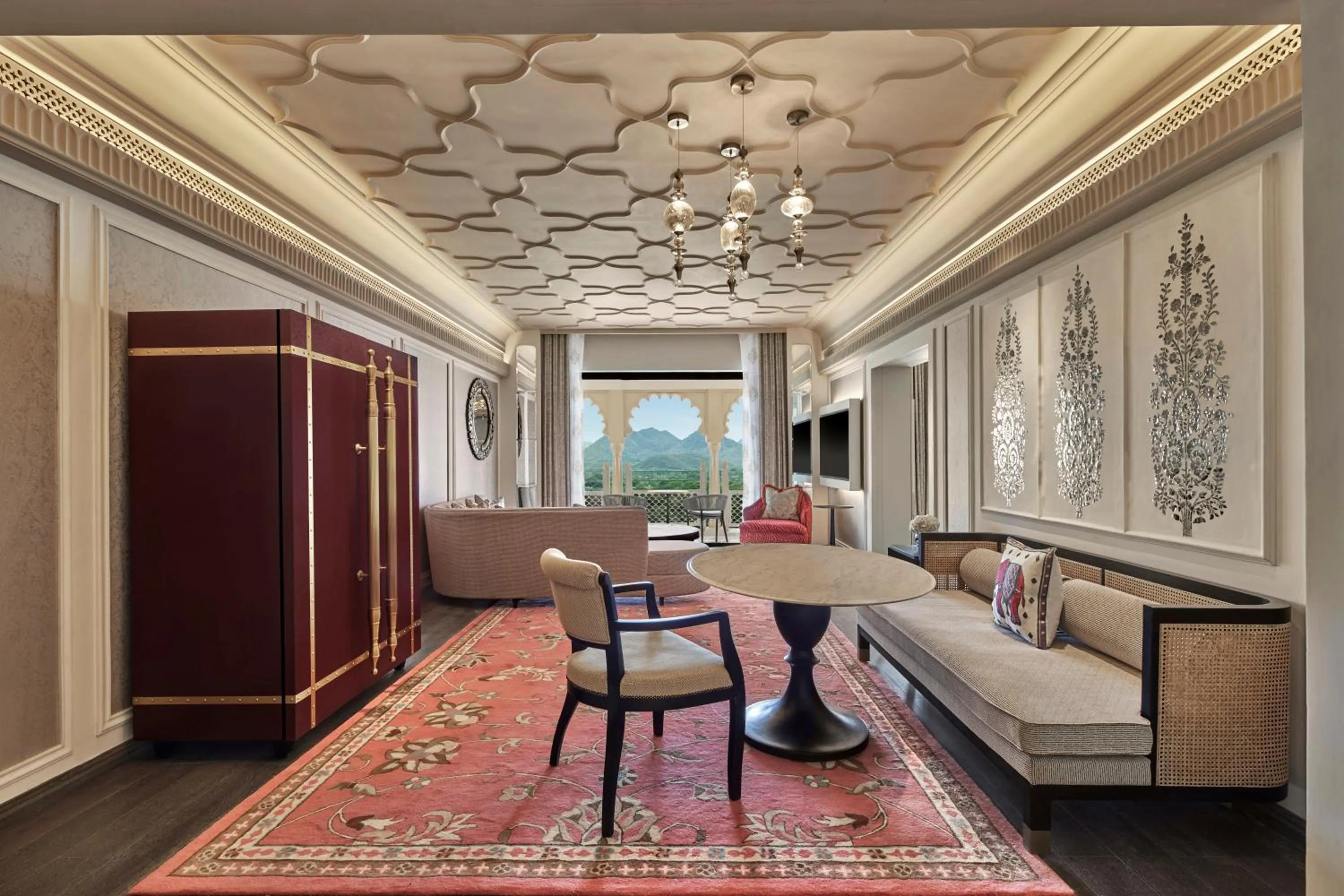 Living room in Fairmont Udaipur Palace