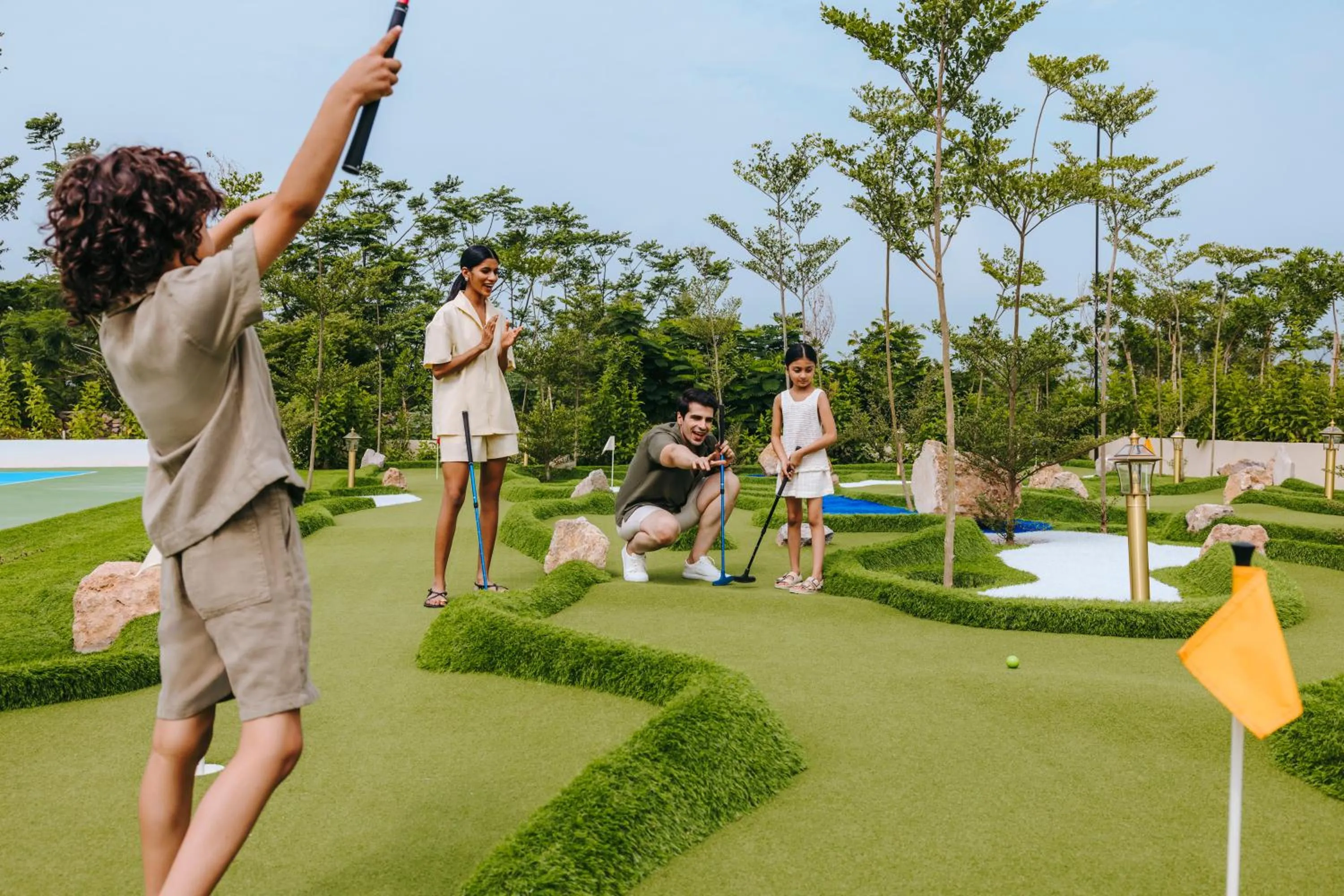 Minigolf in Fairmont Udaipur Palace