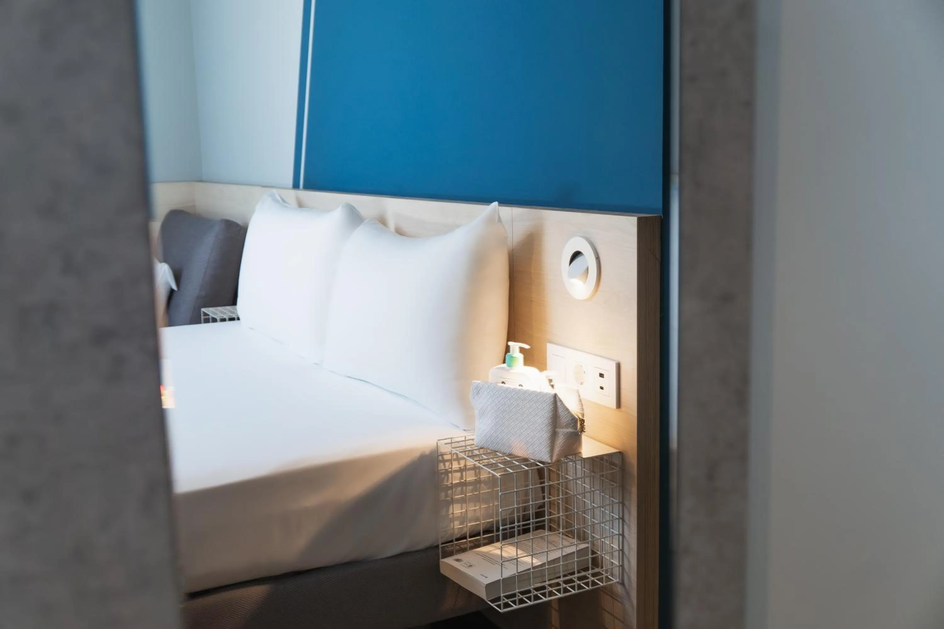 Bedroom, Bed in ibis budget Madrid Albasanz