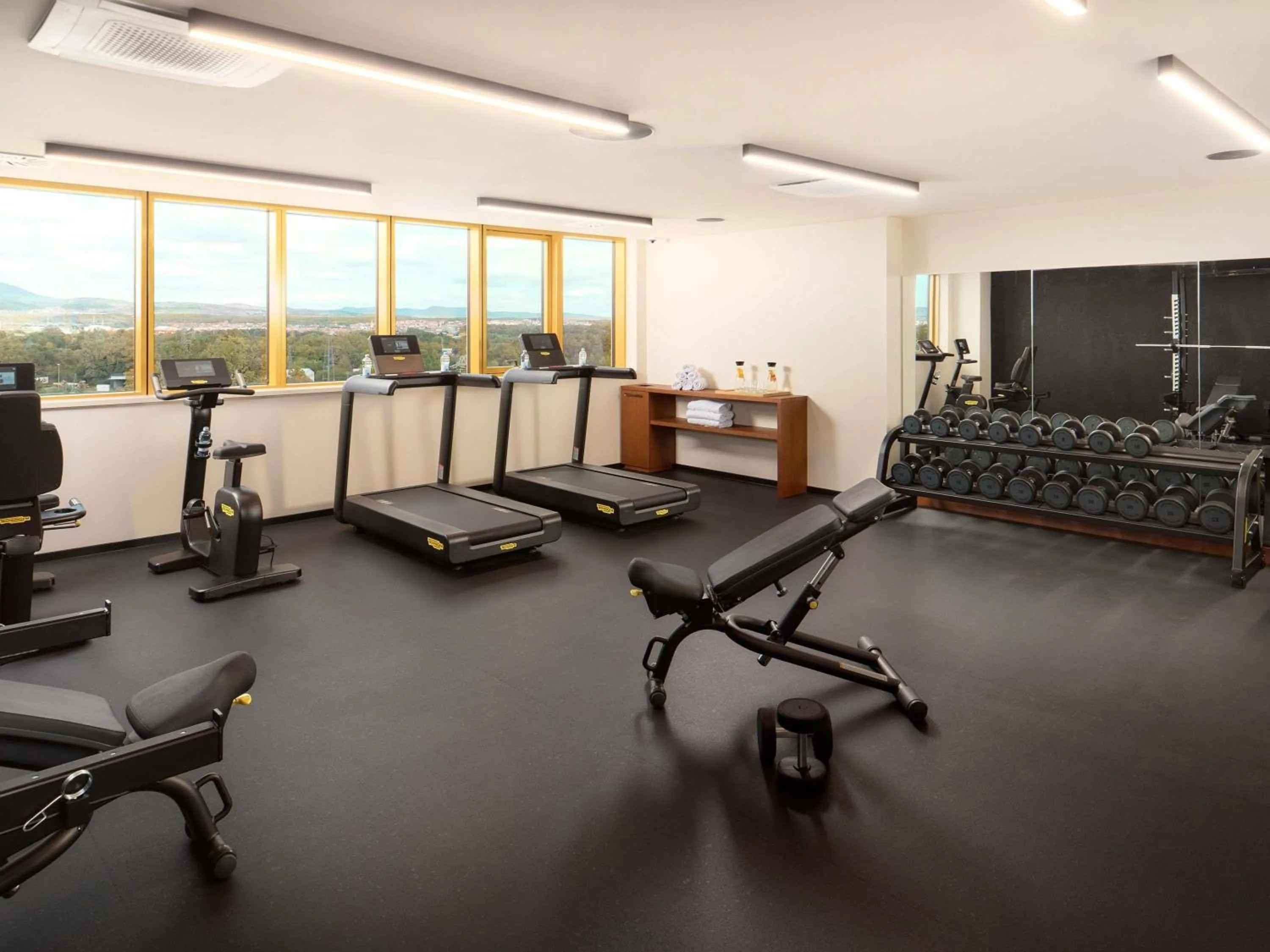 Fitness centre/facilities in Novotel Zagreb