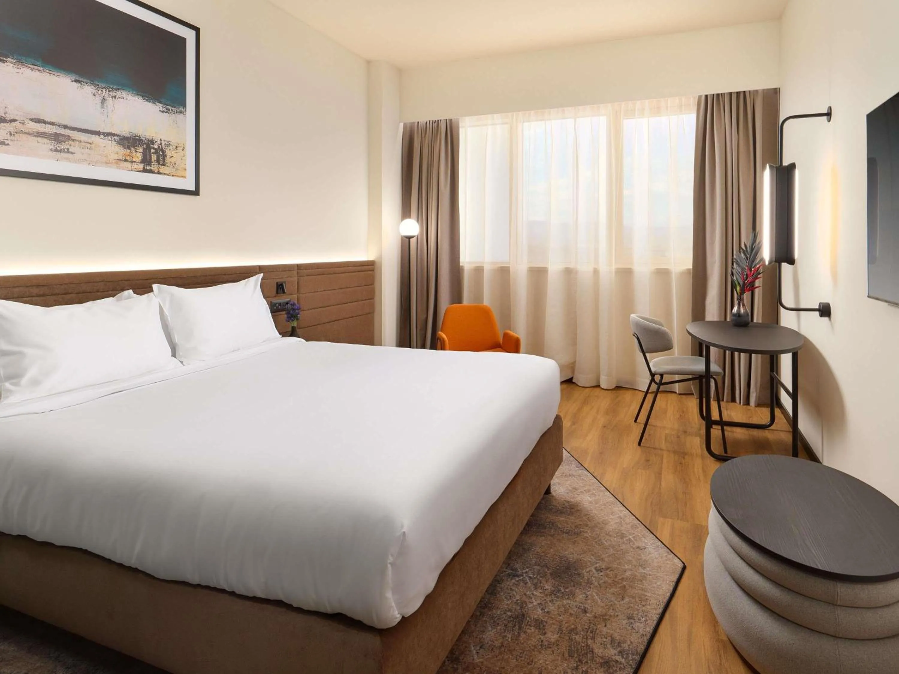 Bedroom, Bed in Novotel Zagreb