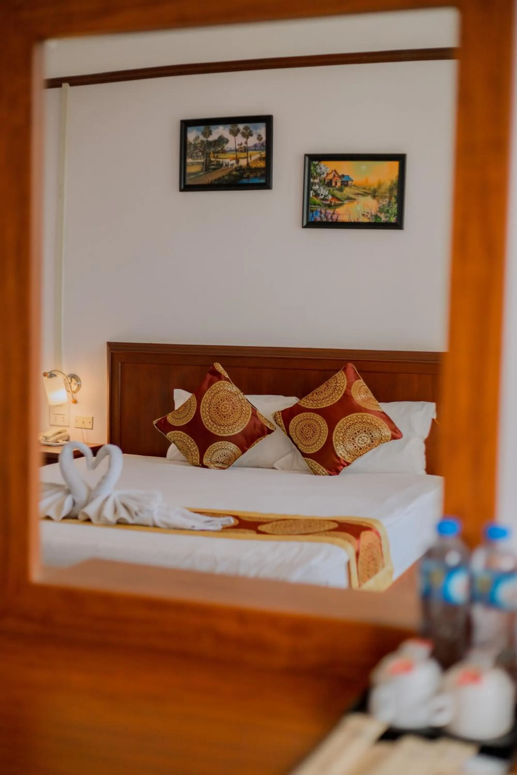 Bed in Vilayvong Hotel