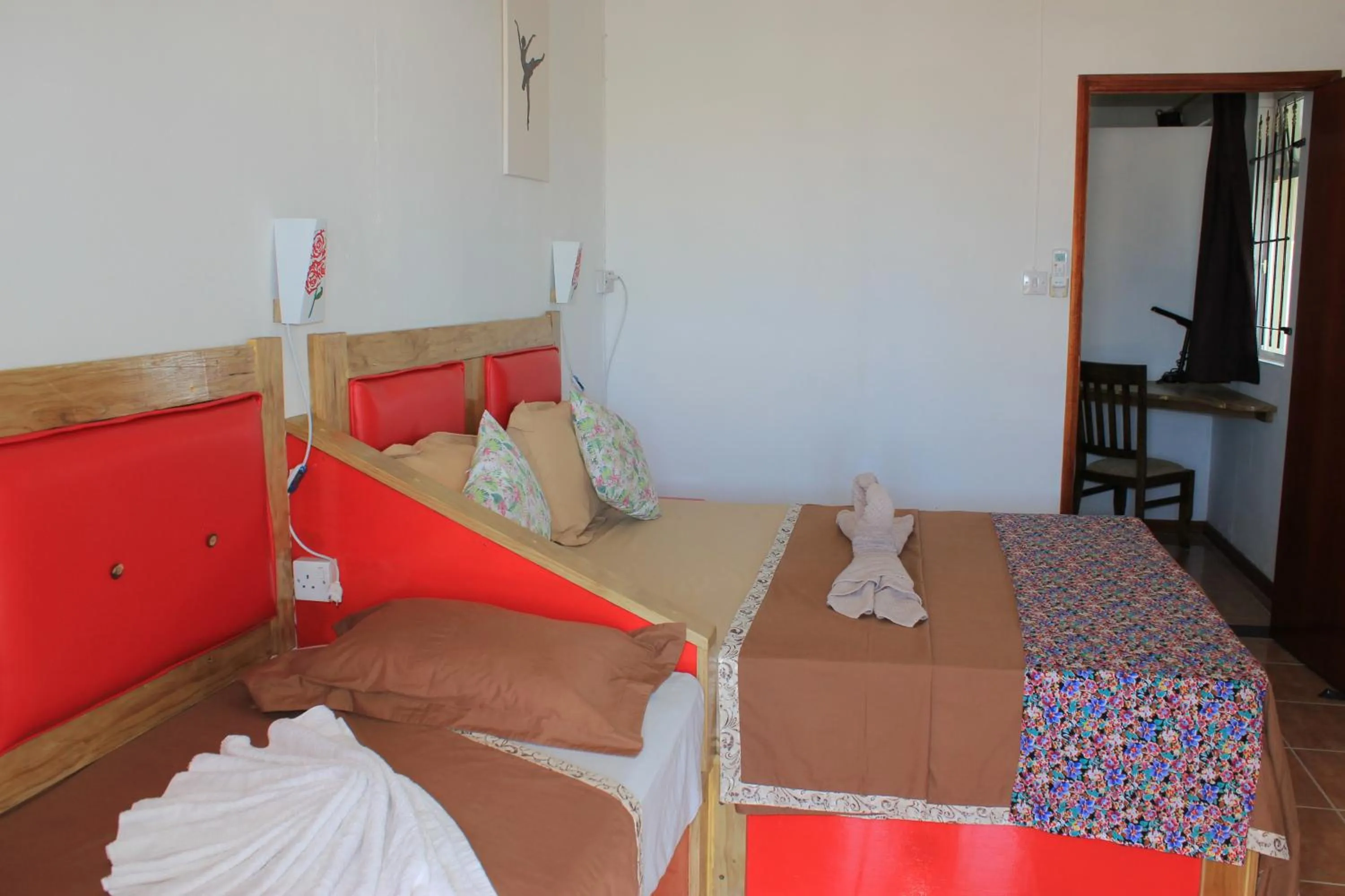 Bed in LeBovallon B&B