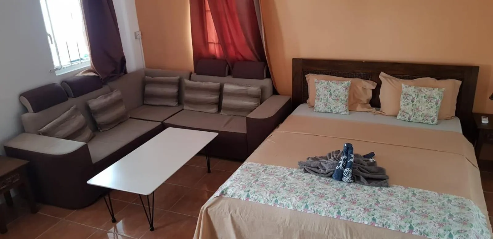 Bed in LeBovallon B&B