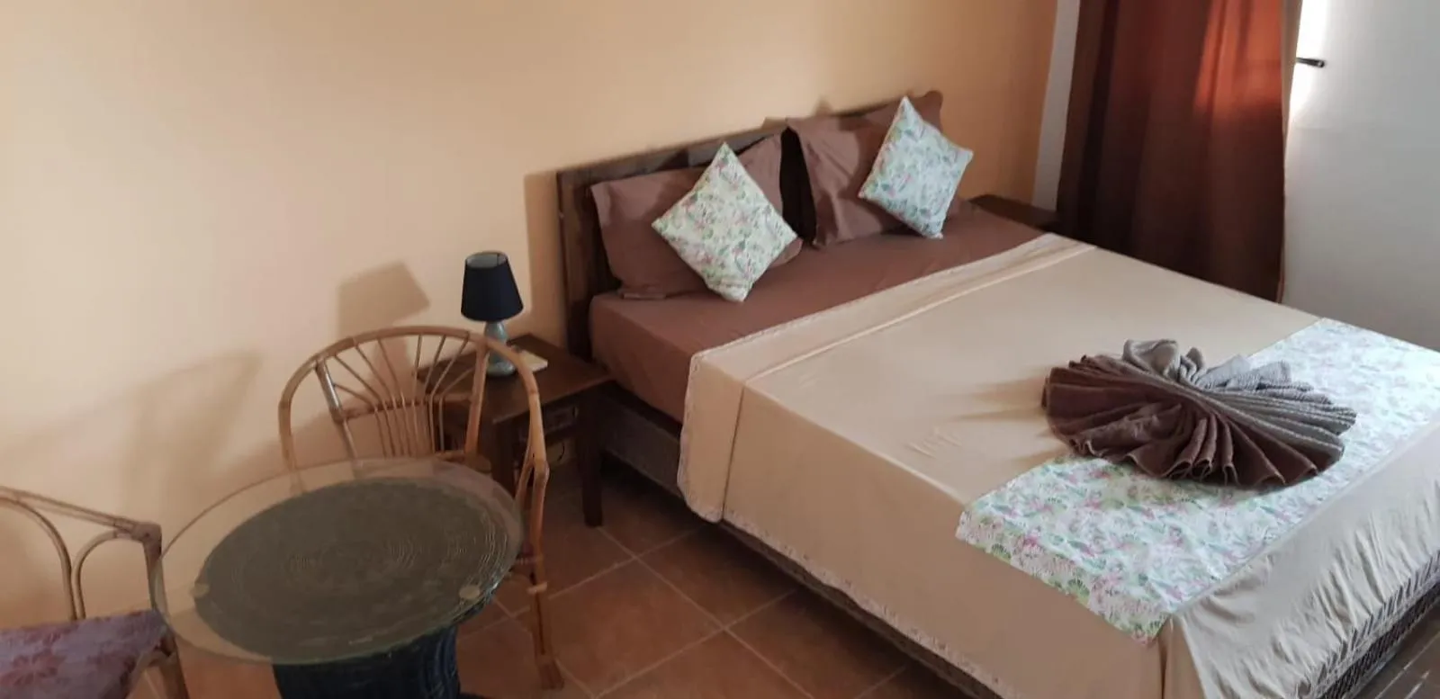 Bed in LeBovallon B&B